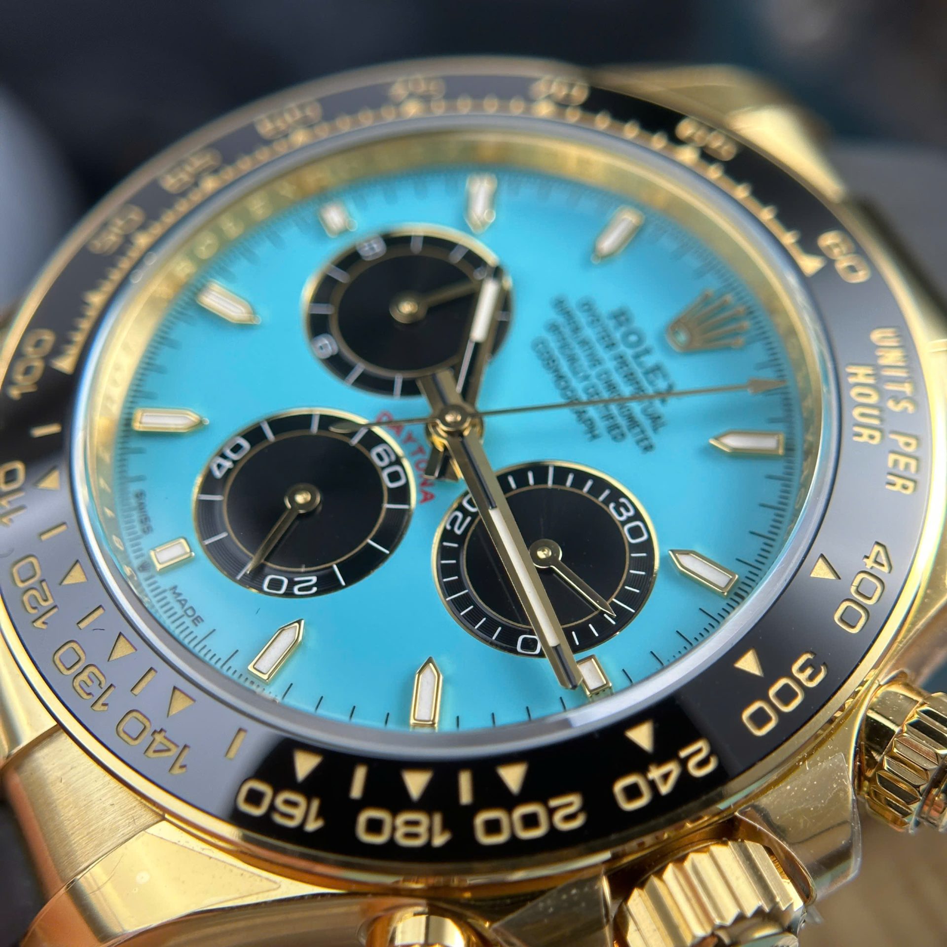 Rolex Cosmograph Daytona 126518LN Copies Watches Turquoise Blue Lacquer Dial THB Factory 40mm