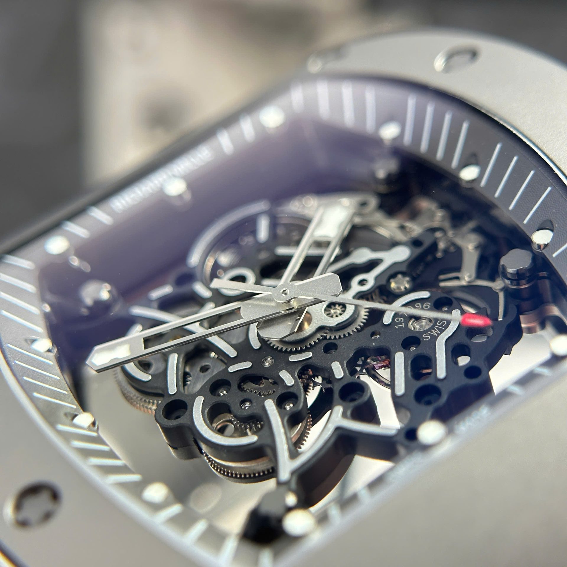 Richard Mille Best Copies Watch RM055 Bubba Watson Grey Ceramic Rubber Strap ZF Factory 42.7 49.9mm