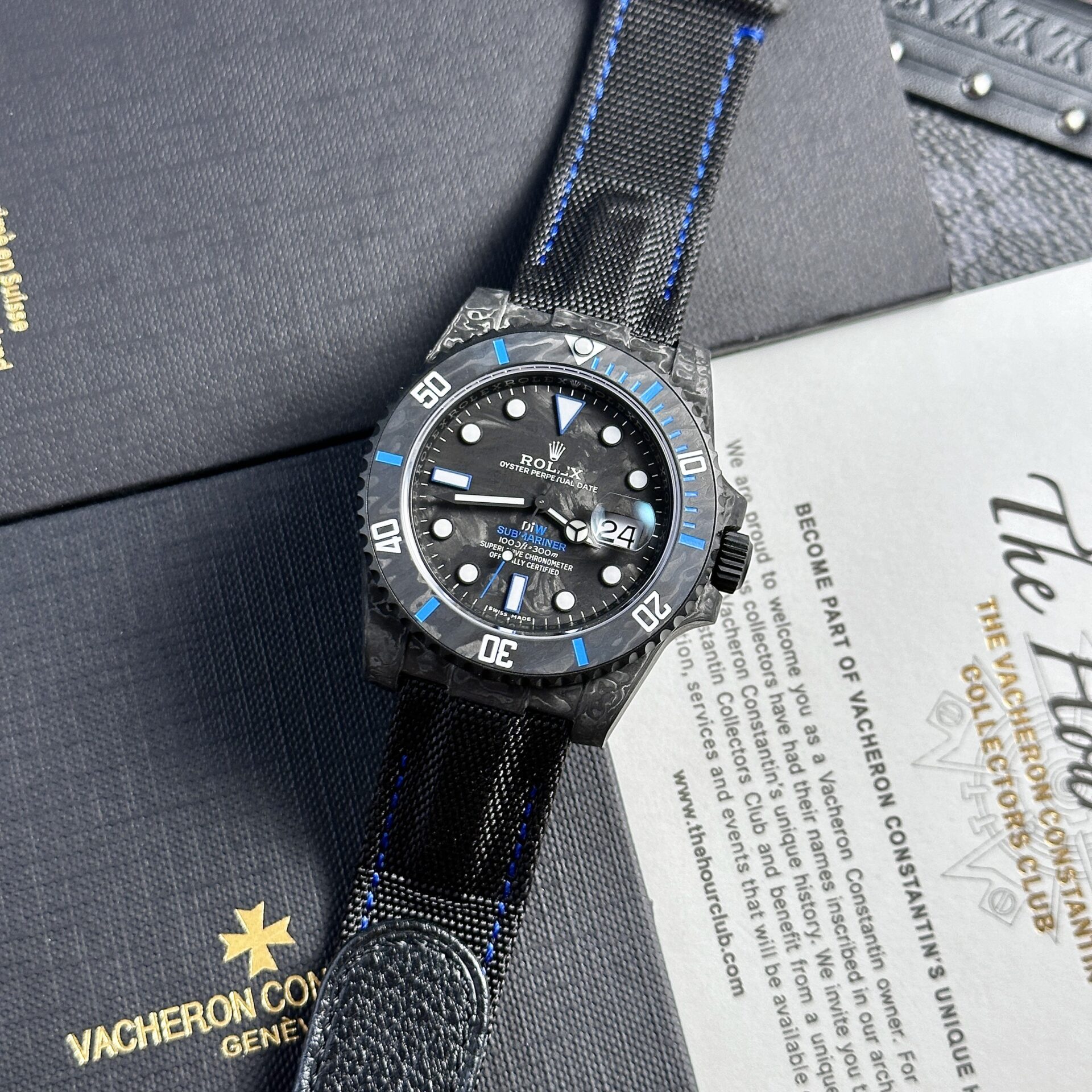 Rolex Best Replica Watch Submariner Diw Carbon Black 40mm