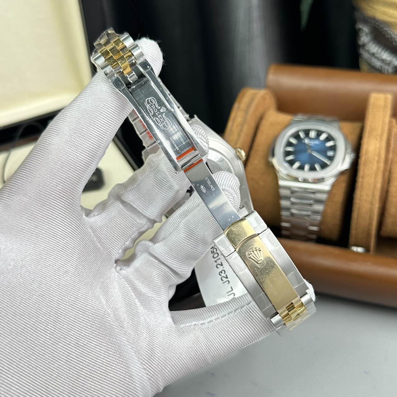 Rolex DateJust Replica Watch Gold Wrapped Jubilee Strap GM Factory 41mm