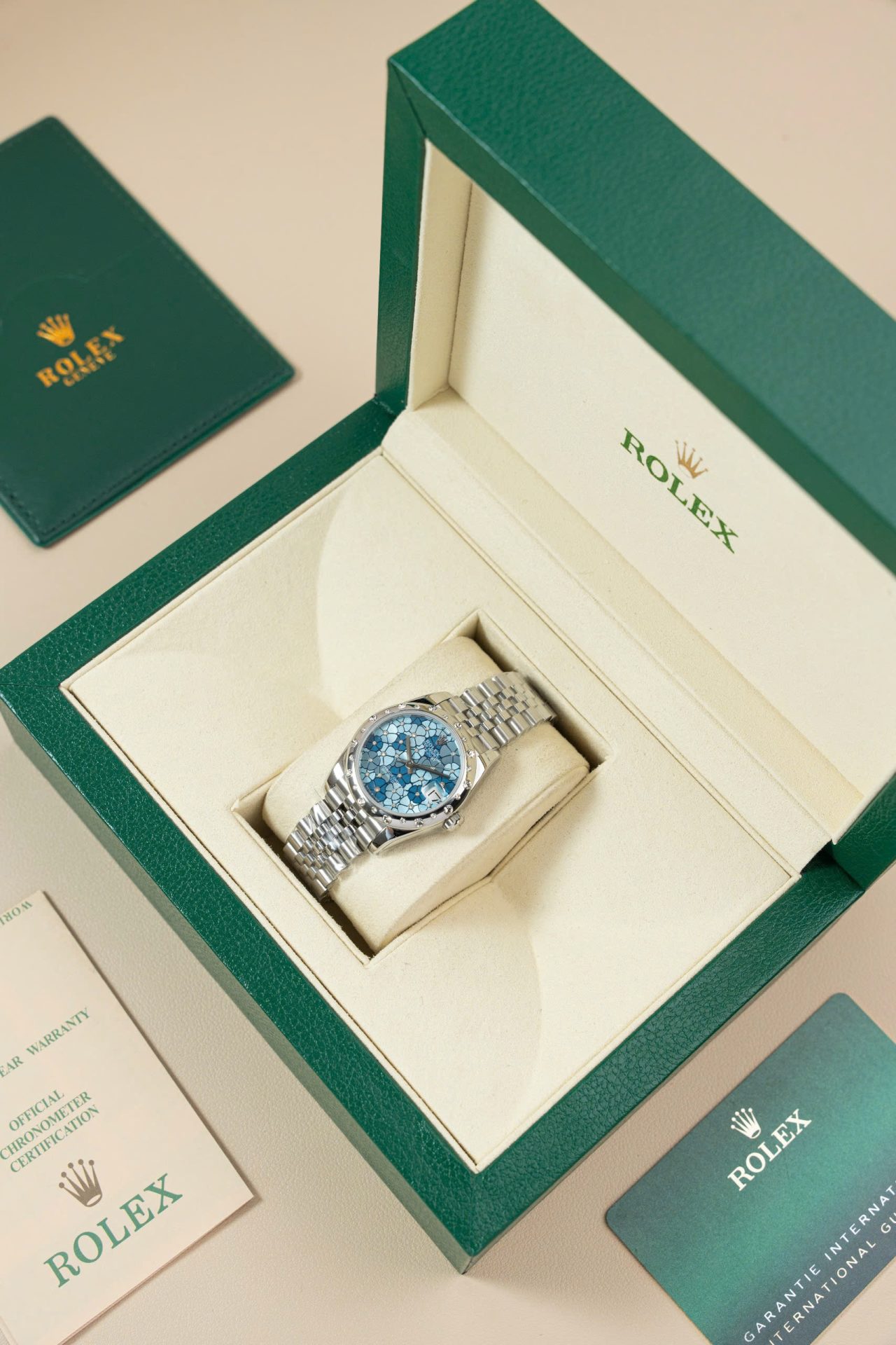 Rolex Replica Watches DateJust Lady 278344 Flower Dial 31mm