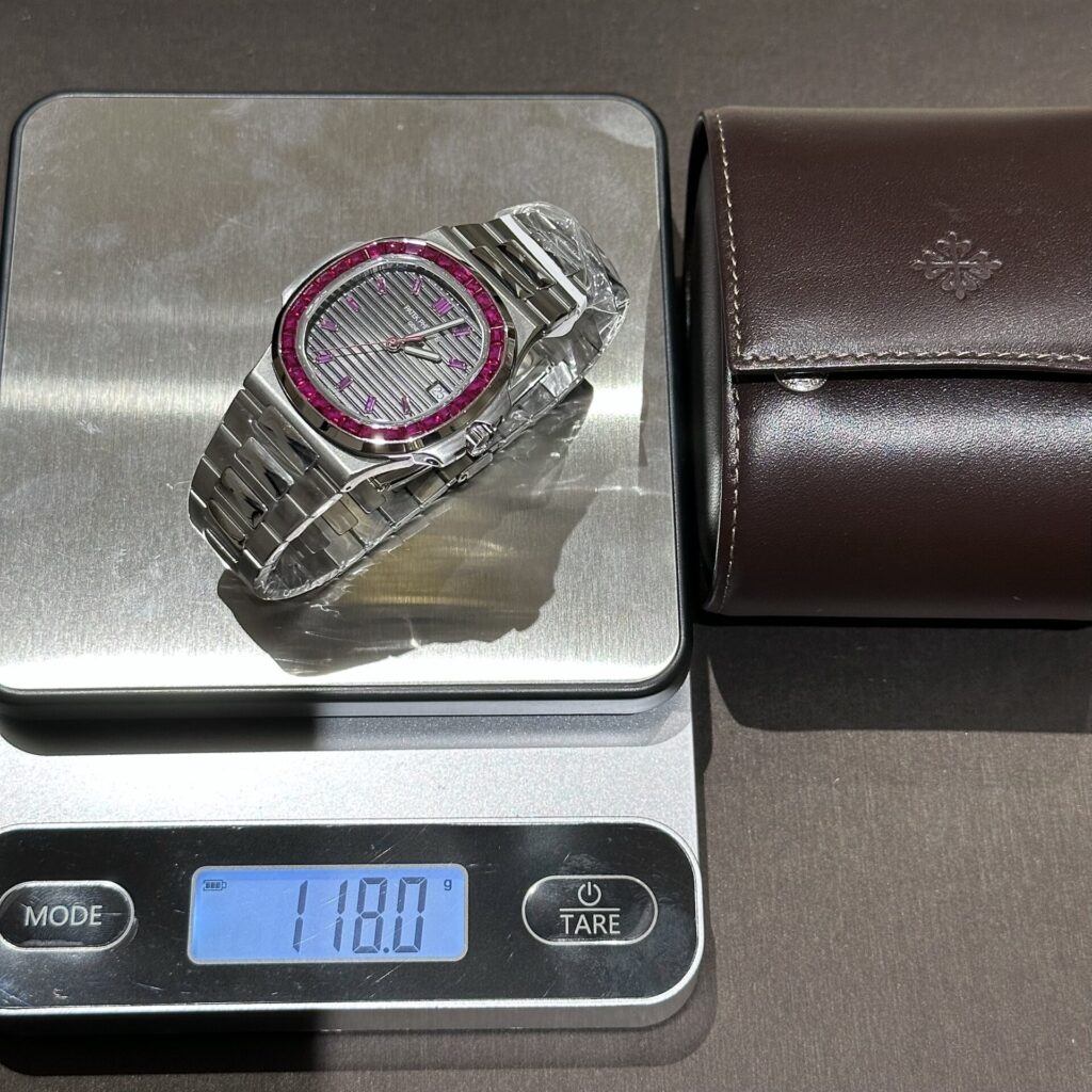 Patek Philippe Nautilus 5723 With Red Ruby Stone Replica Watch 40mm