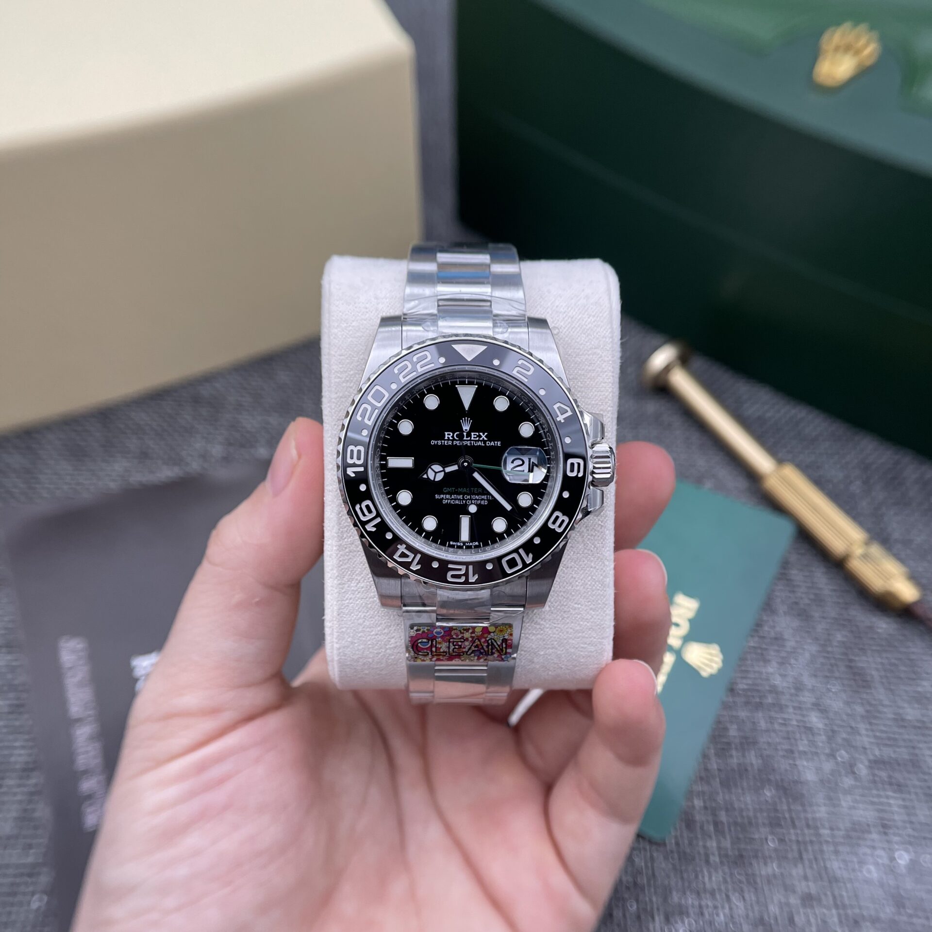 Rolex GMT Master II Replica Watch Black Dial Clean Factory 40mm