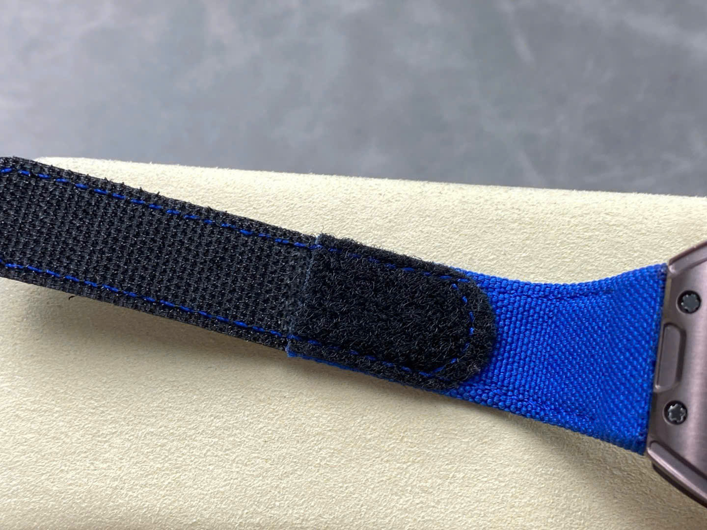 Richard Mille RM27-04 Tourbillon Rafael Nadal Super Fake Watches Blue Fabric Strap 39x48mm