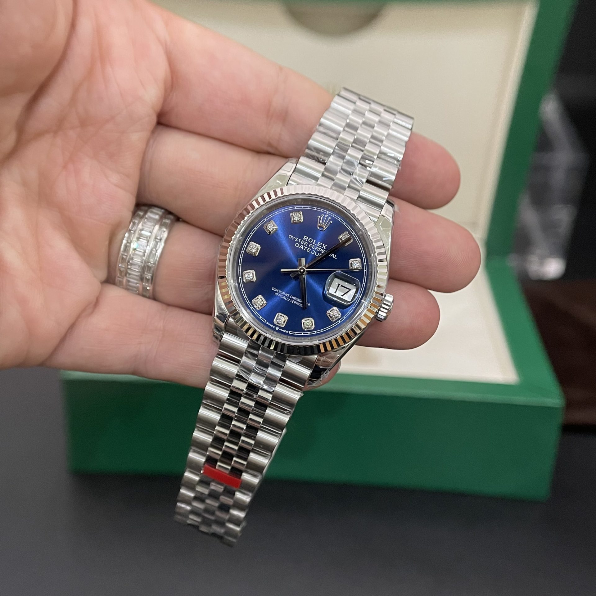 Rolex Best Replica Watch DateJust 126234 Blue Dial VS Factory 36mm