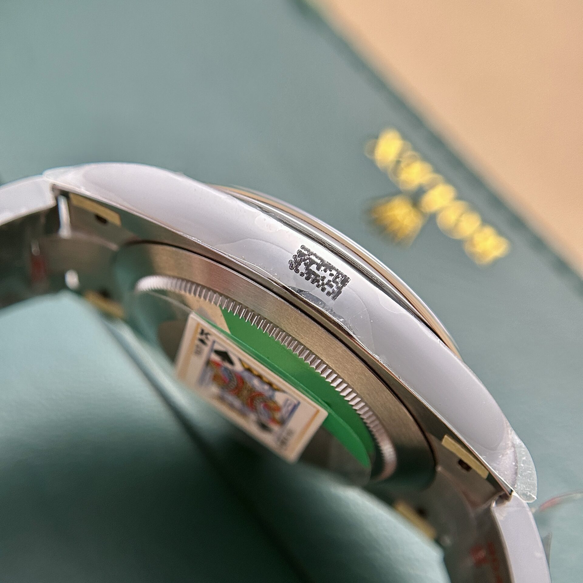 Rolex Oyster Perpetual 124300 Yellow Dial Replica Watch King 41mm