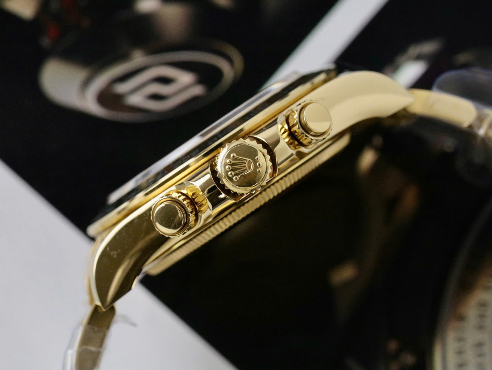Rolex Best Replica Watch Daytona 126508 Yellow Dial Oyster Strap 40mm
