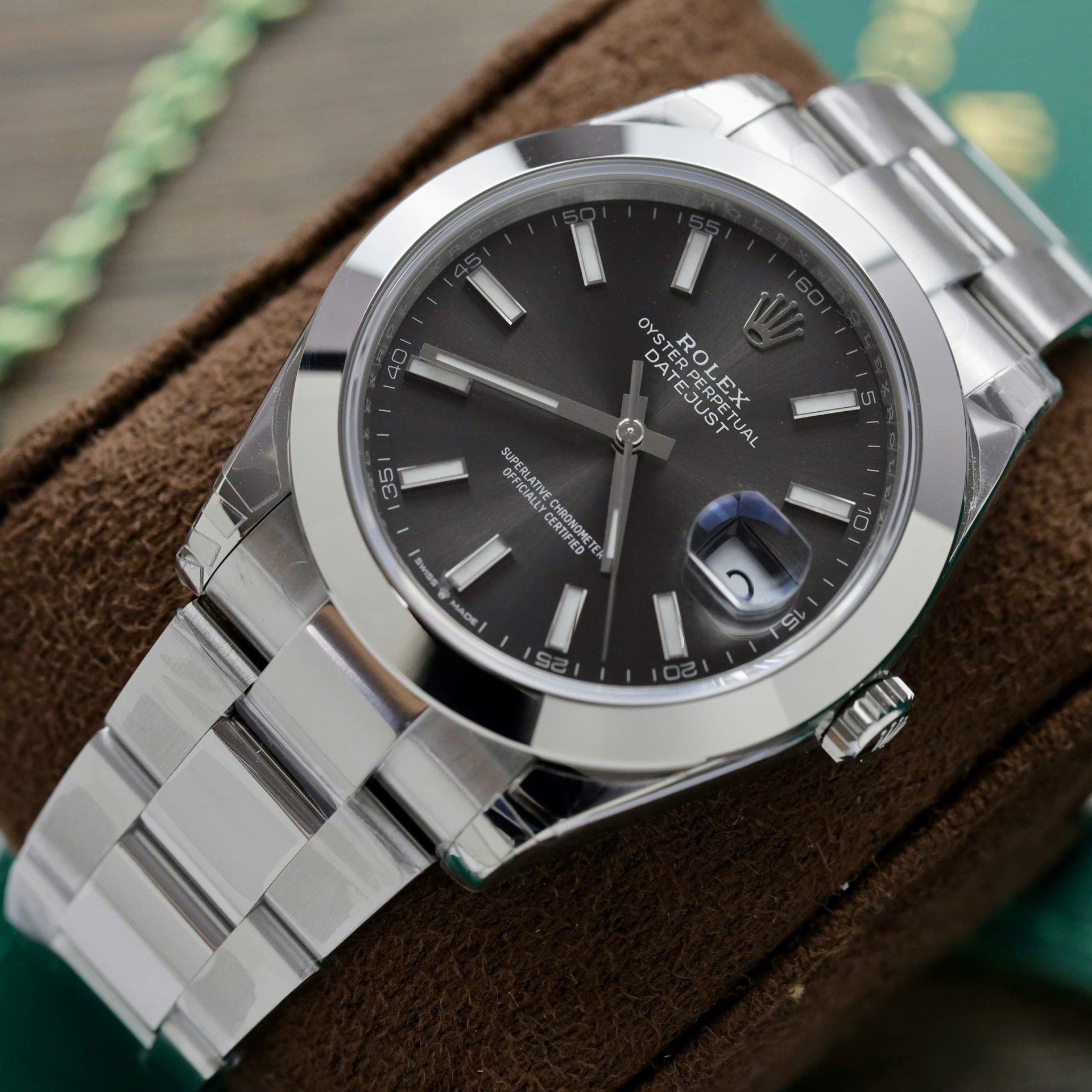 Rolex DateJust 126300 Best Replica Watch Men Dial Gray VS Factory 41mm