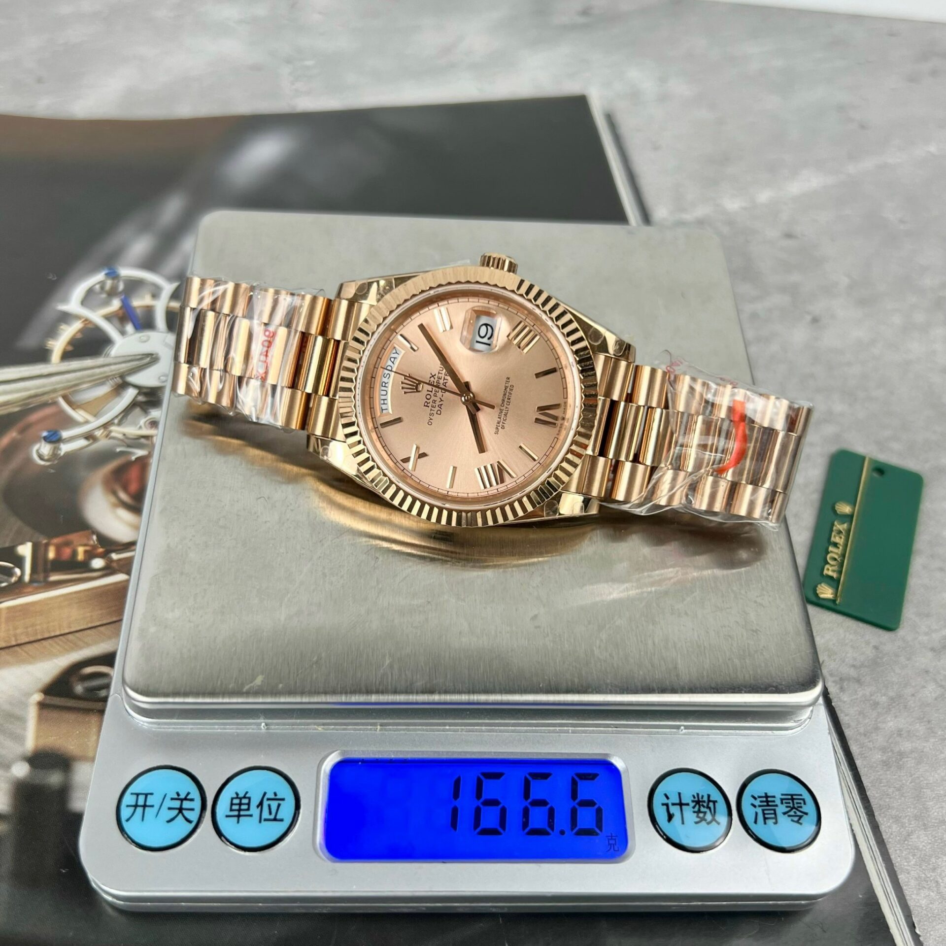 Rolex Day-Date 228239 Replica 1:1 Watch Refined 166gr GM V2 40mm