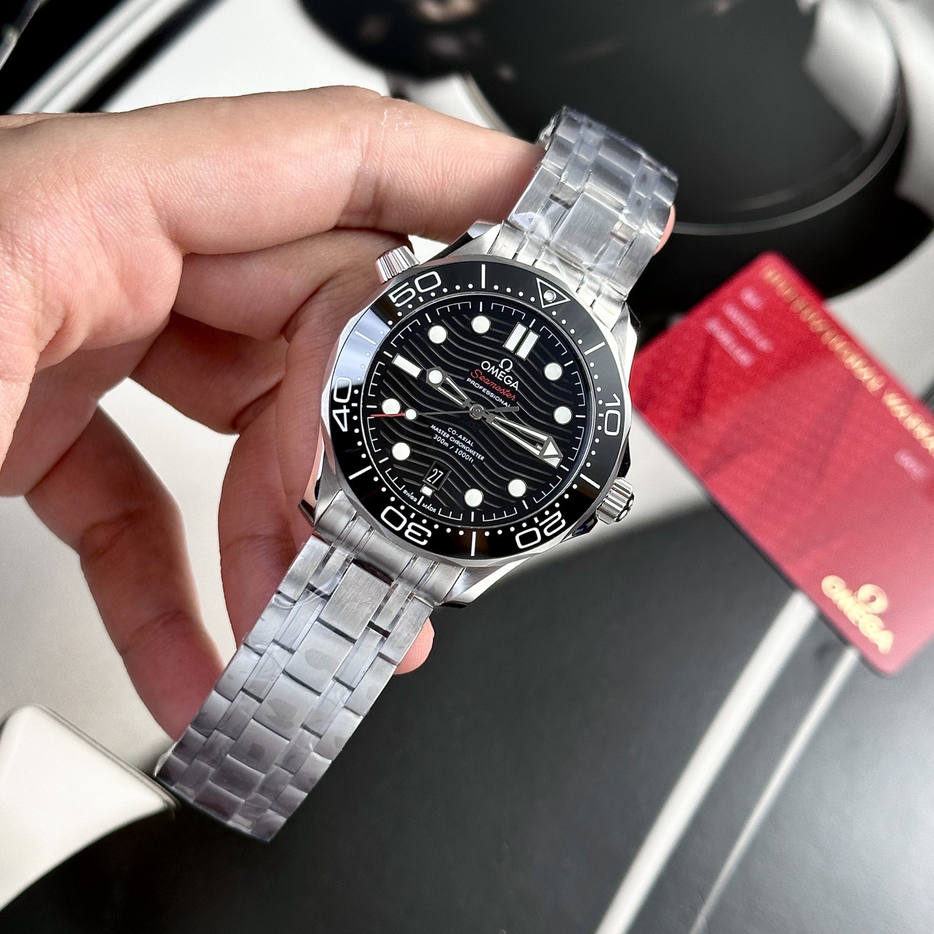 Omega Seamaster Diver 300m Co-Axial Replica Watch Black Dial VS Factory 42mm