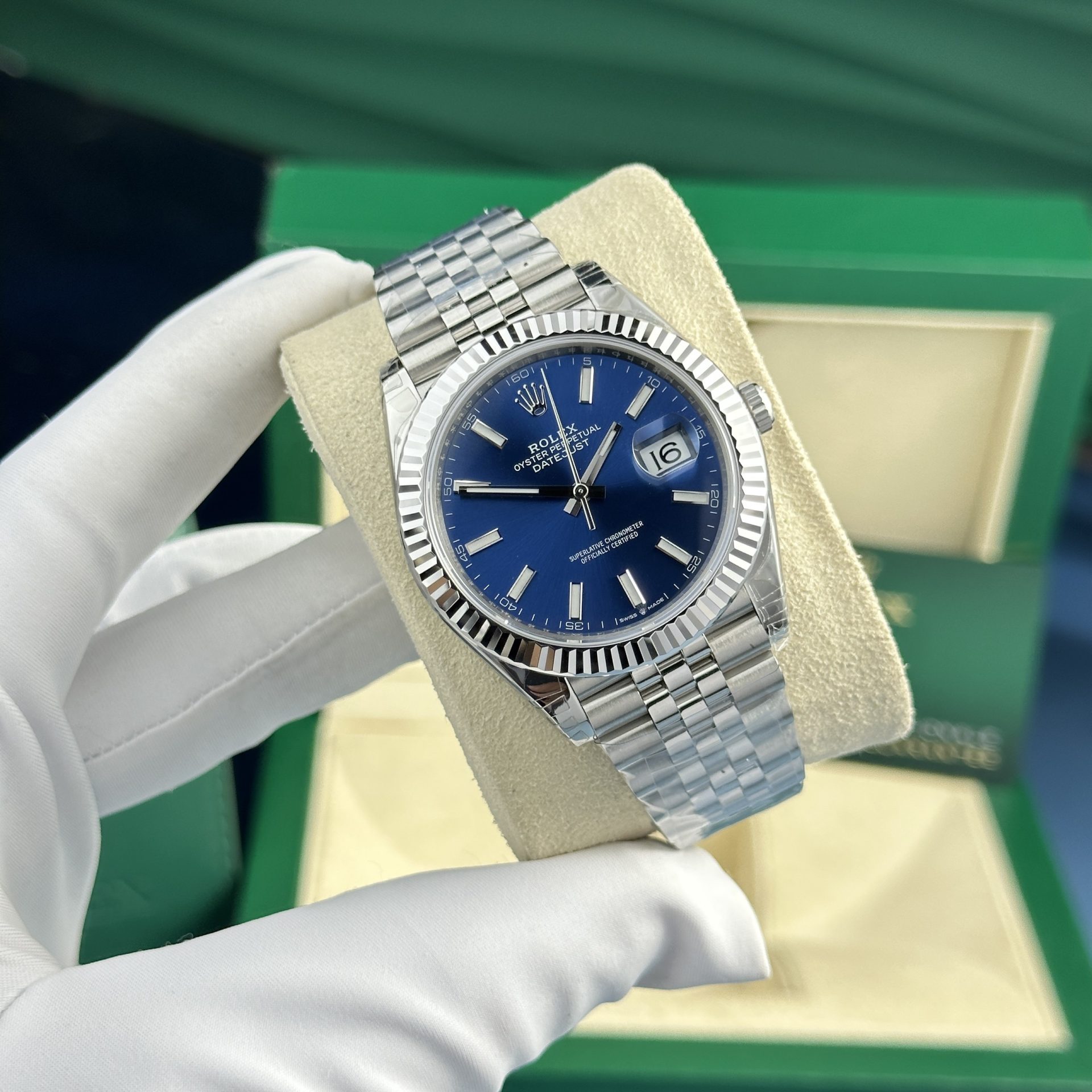 Rolex Replica Watches Replica 11 DateJust 126334 Blue Dial VS Factory 41mm