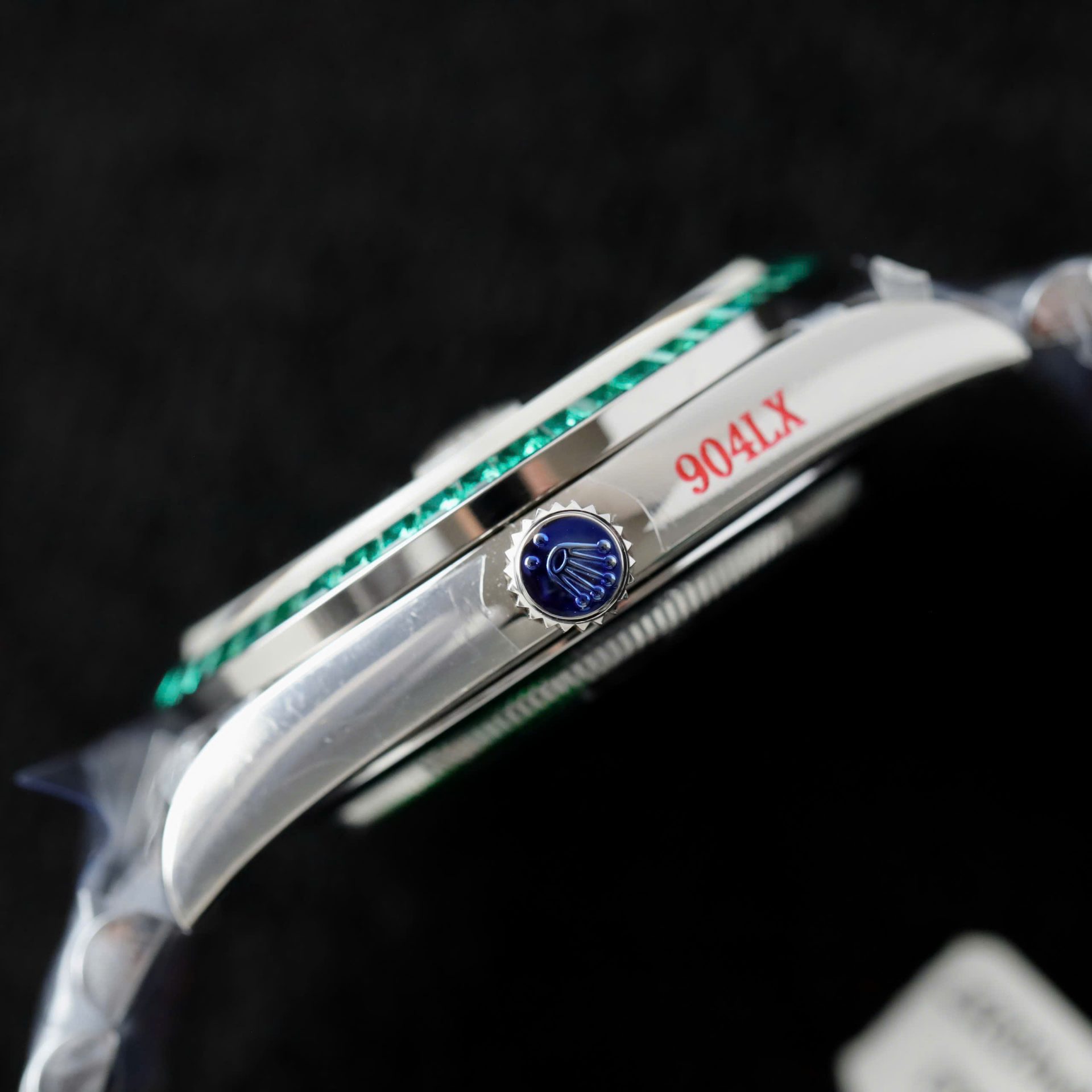 Rolex Day-Date Men Replica Watch Diamonds Moissanite + Sapphire Baguette Custom 40mm