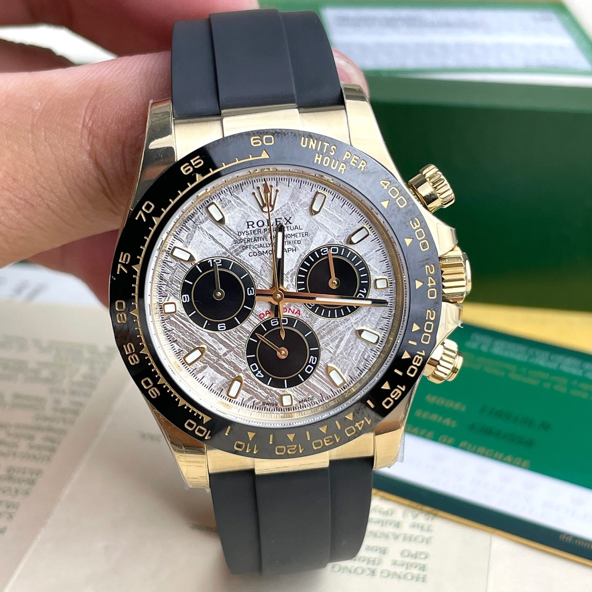 Rolex Best Replica Watches Daytona 116518LN Meteorite Dial 40mm