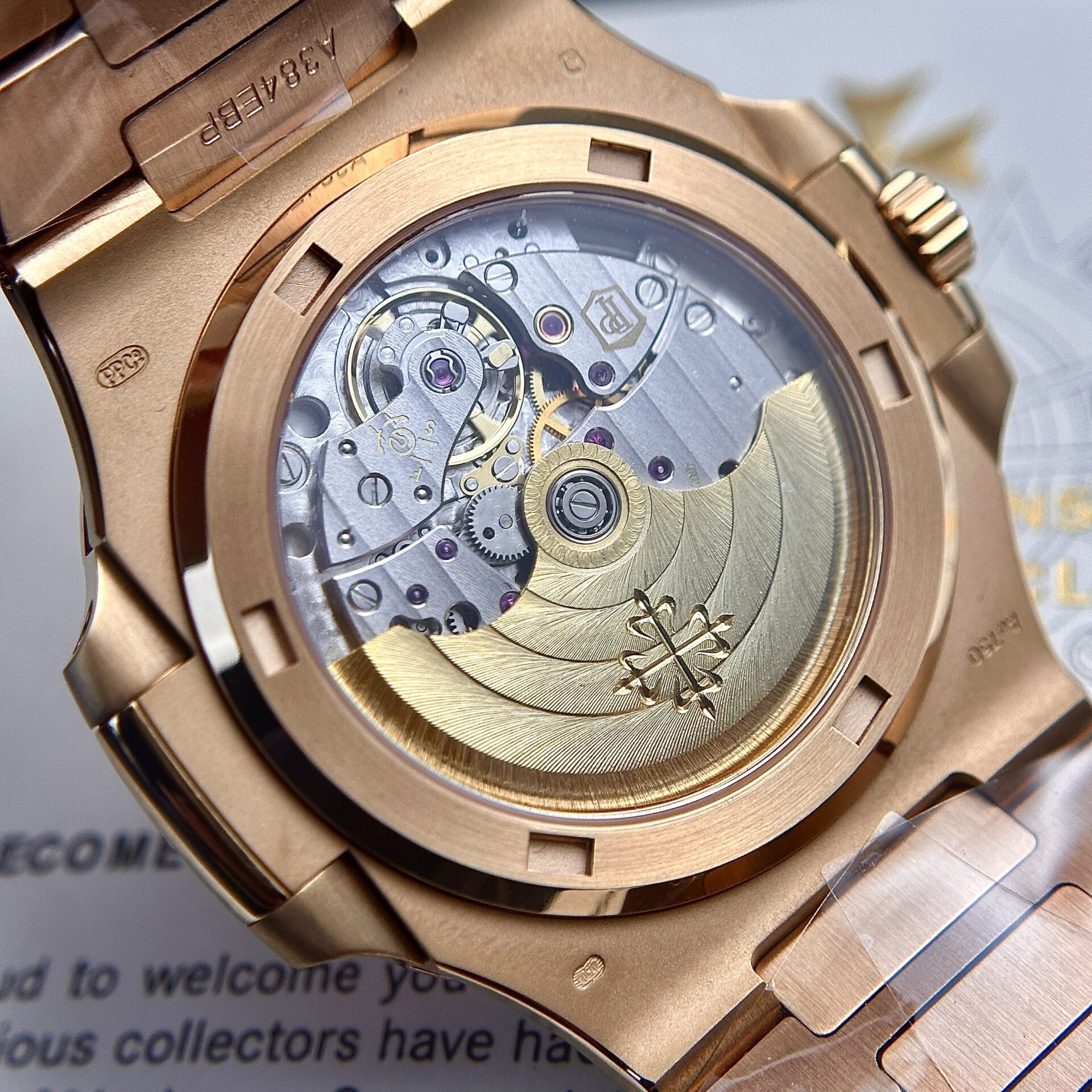 Patek Philippe Nautilus 5711 Brown Dial Rose Gold Case 3K Factory 40mm