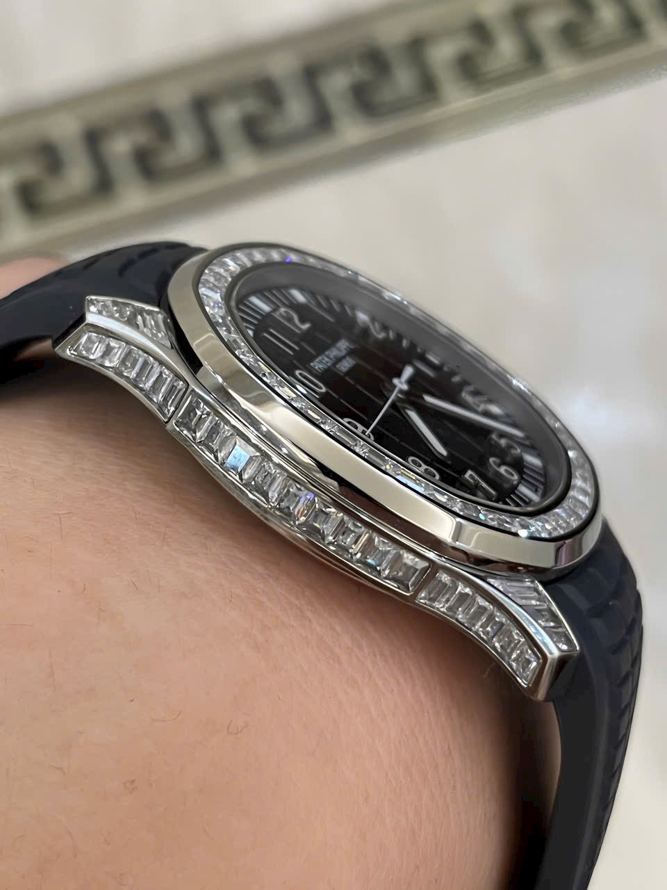 Patek Philippe Replica Watch Aquanaut 5167G Rubber Strap GR Factory 40mm