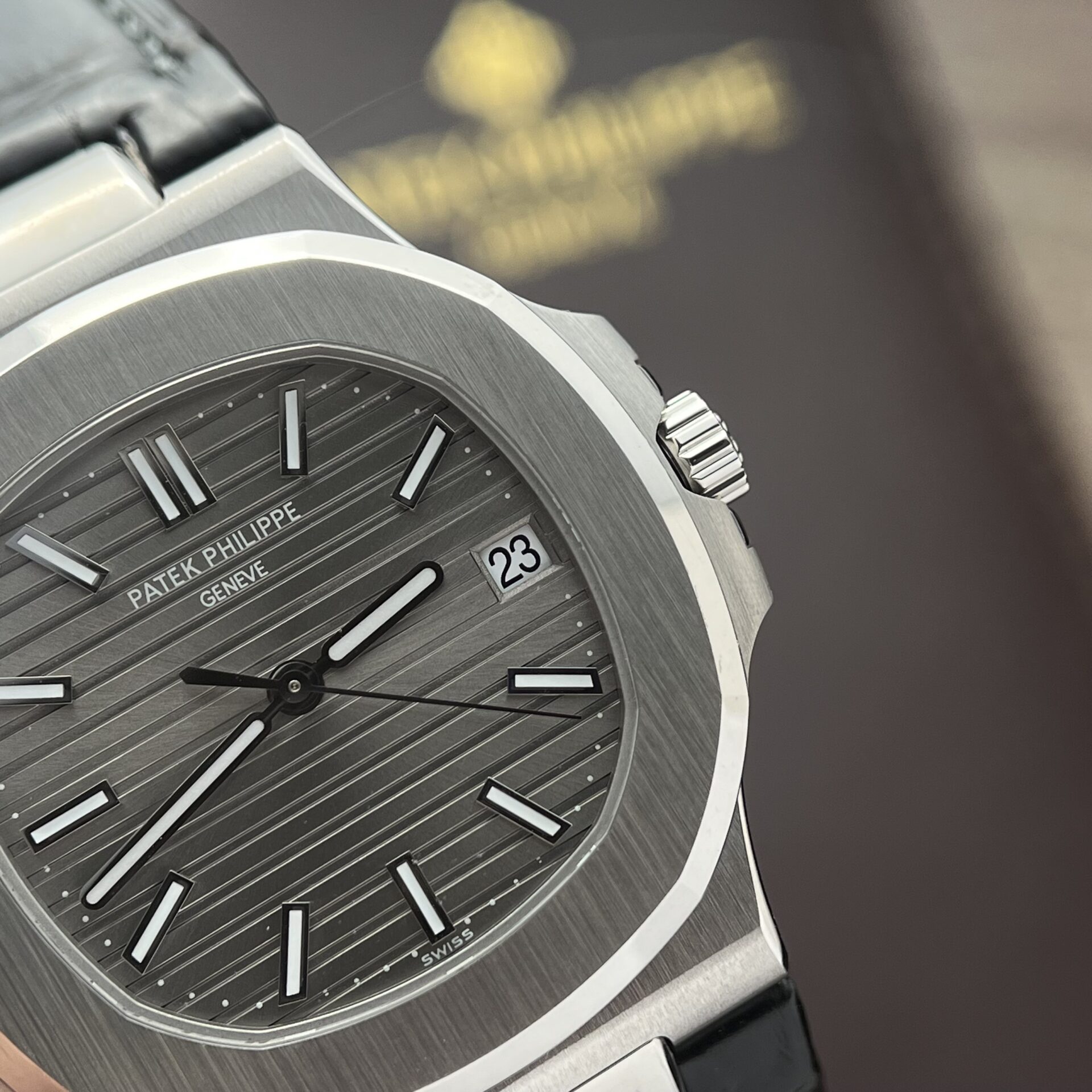 Patek Philippe Nautilus 5711 Replica Watch Gray Dial 3K 40mm