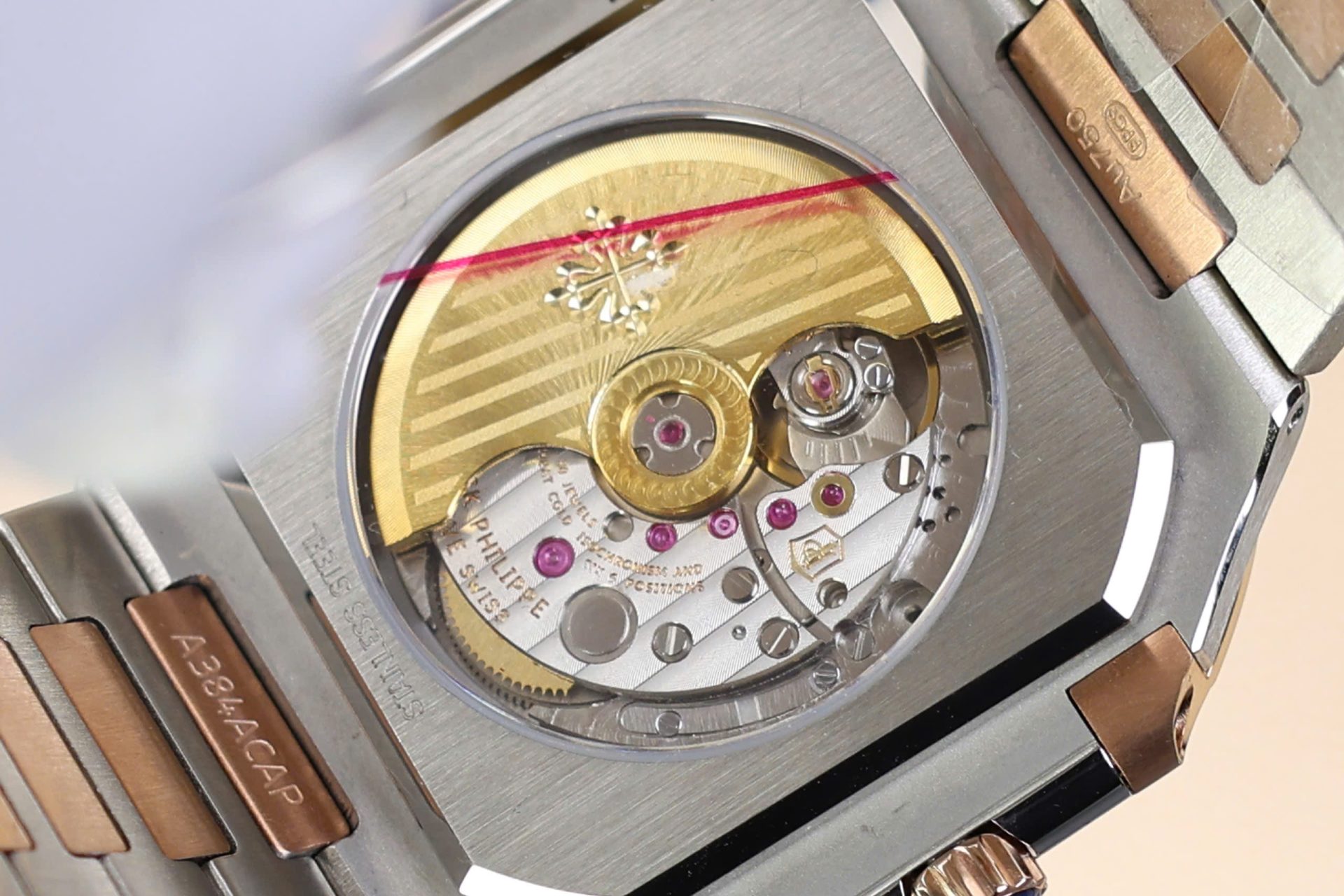 Patek Philippe Cubitus 5821 Demi Rose Gold Replica 11 Watch Dial Blue 45mm