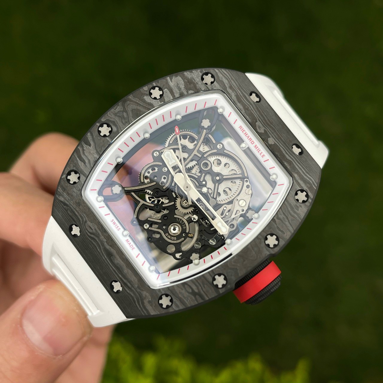 Richard Mille RM055 Bubba Watson Carbon Replica 1:1 Watch BBR 45mm