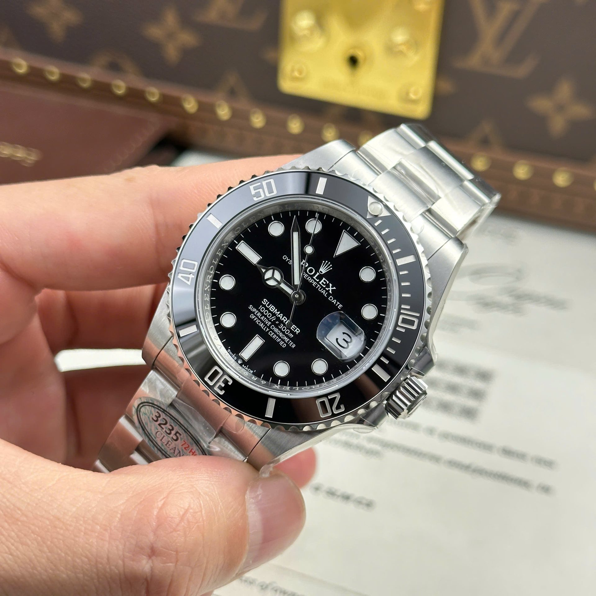 Rolex Best Copies Watch Submariner 126610LN Dial Black Clean Factory 41mm