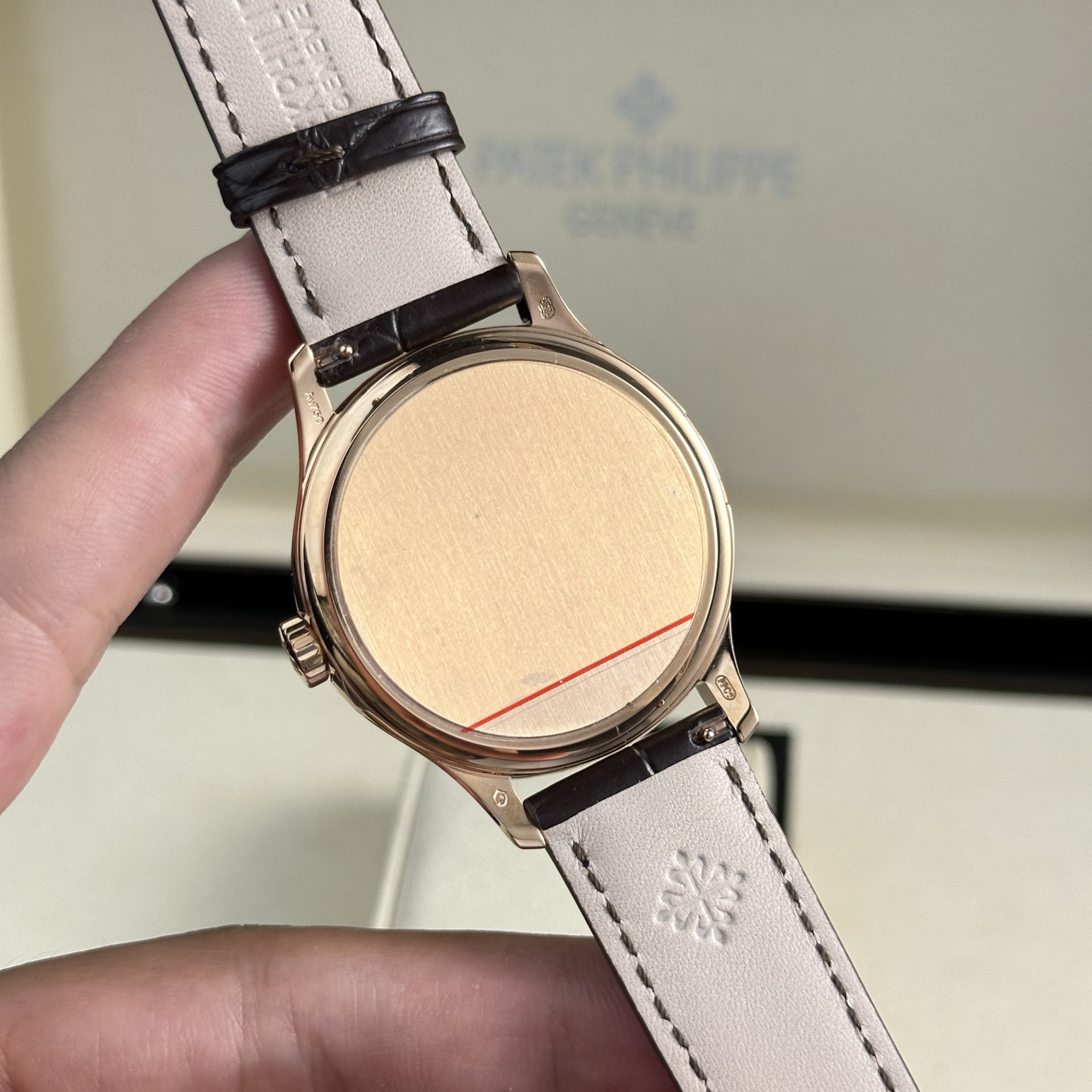 Patek Philippe Replica Watches Calatrava 5227R Leather Strap 3K Factory 39mm