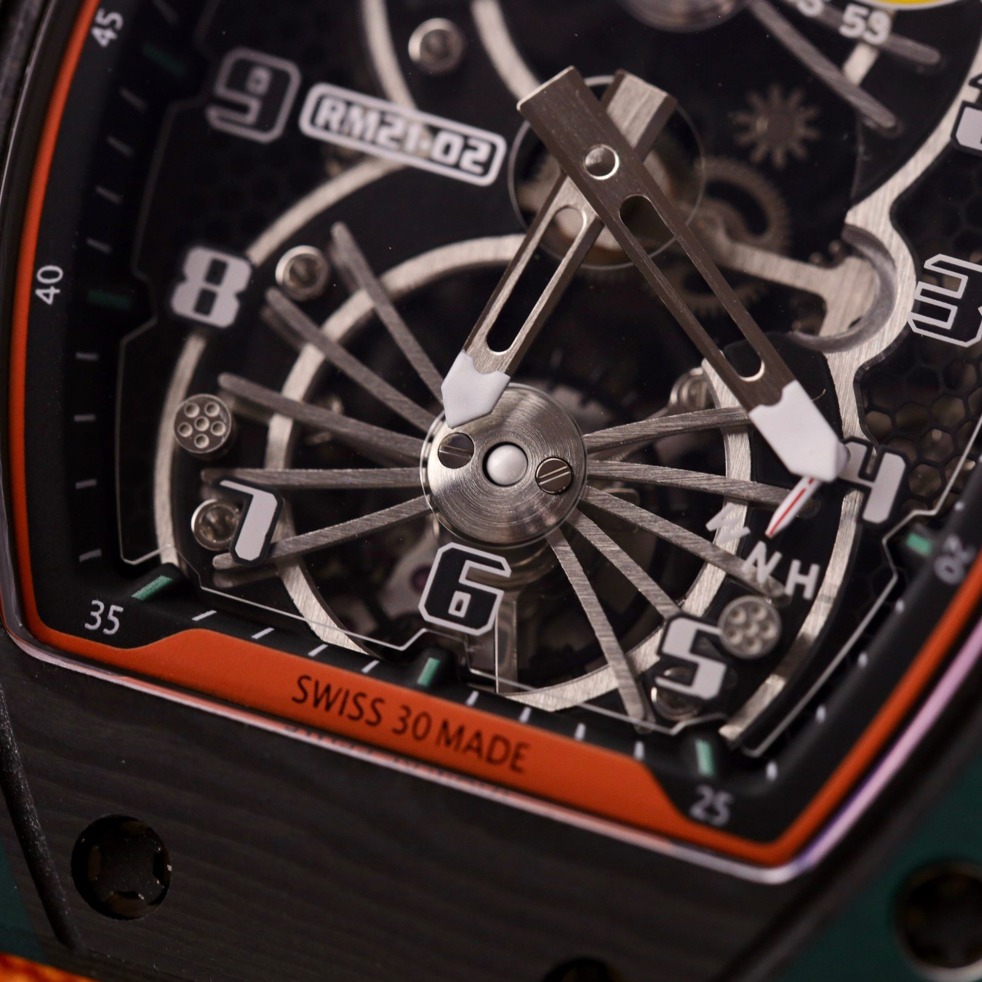 Richard Mille Replica Watch RM21-01 Tourbillon Carbon RM Factory 43mm