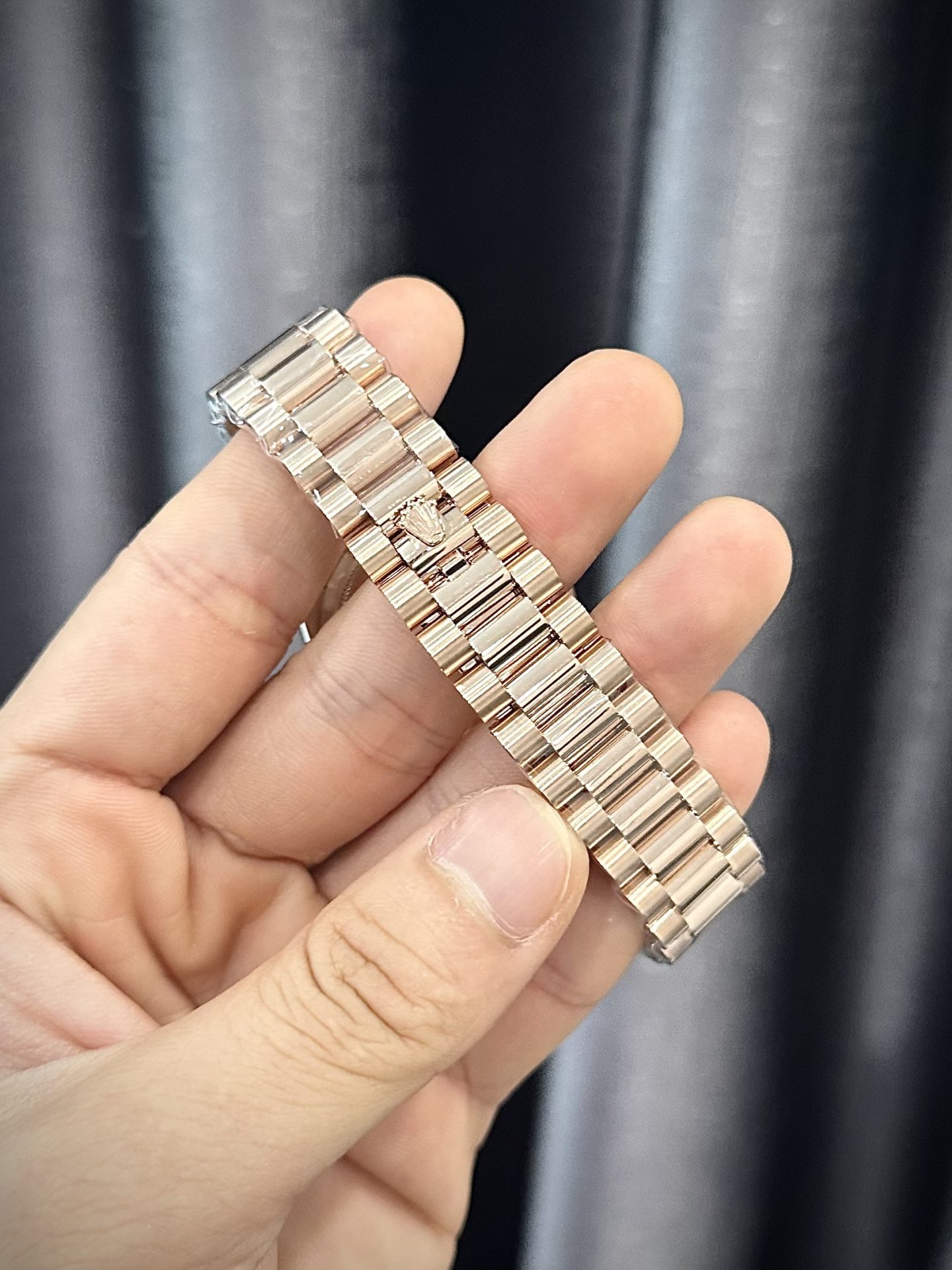 Rolex Best Replica Watch Day-Date 128235 Gold Wrapped And Moissanite Diamond Custom 36mm