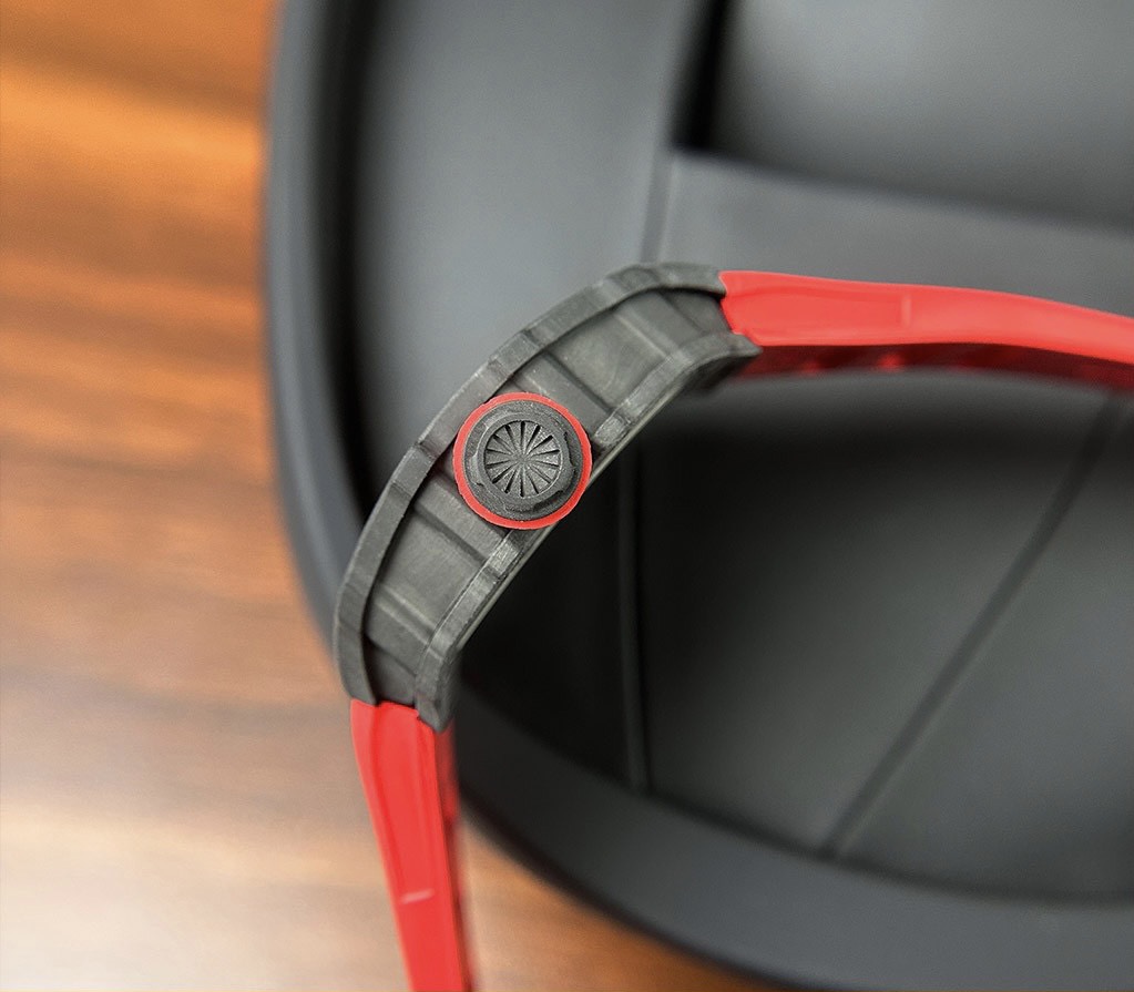 Richard Mille RM35-02 Replica Watch Skeleton Red Rubber Strap 44mm