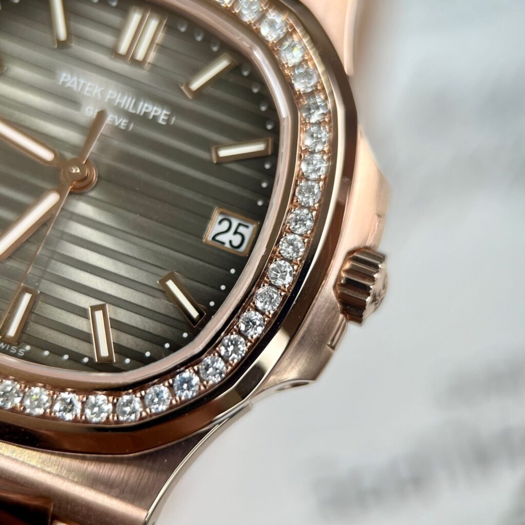 Patek Philippe Best Replica Watch Nautilus 5711 Gold Wrapped   Moissanite Diamonds Custom 40mm