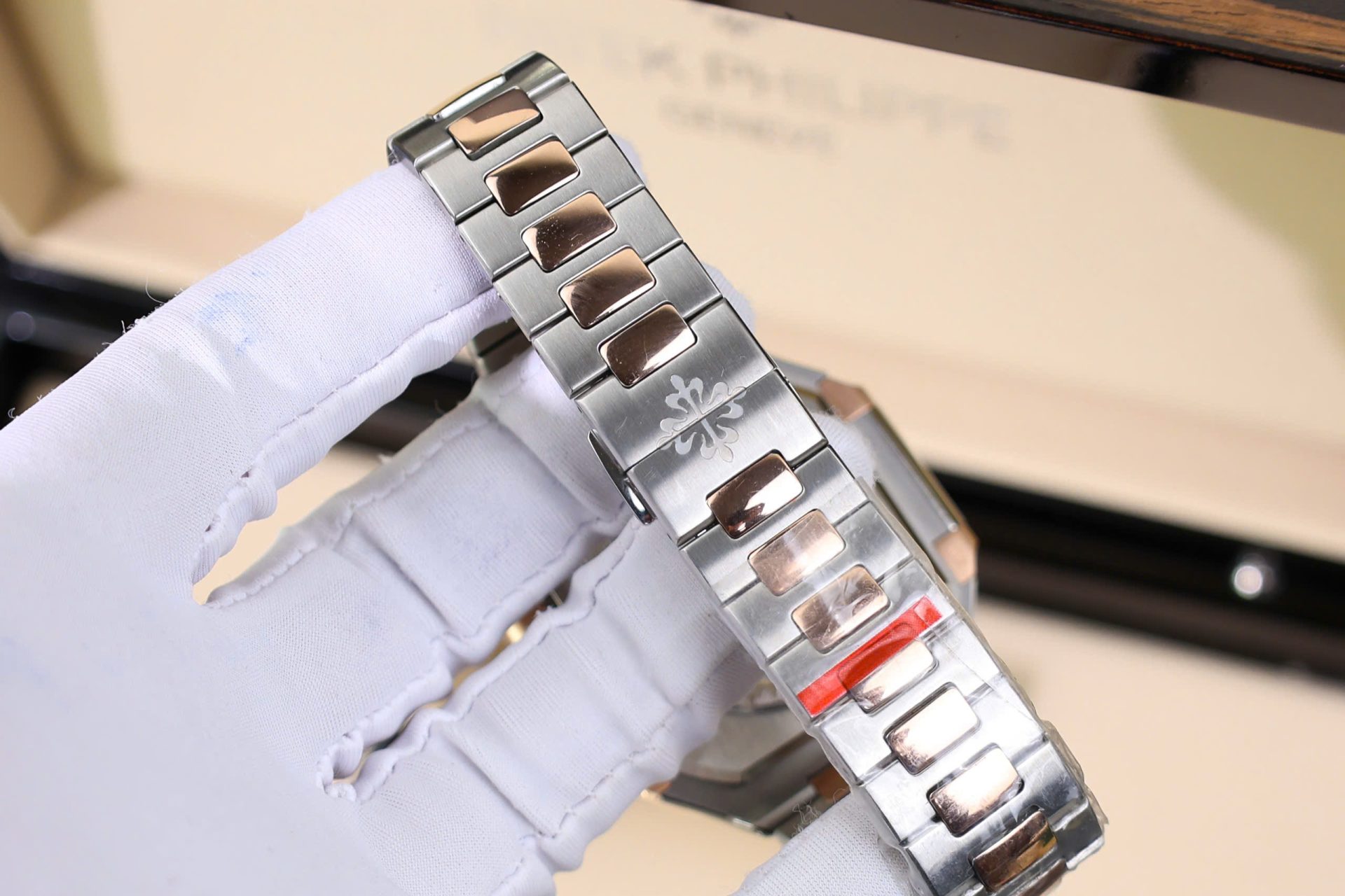 Patek Philippe Cubitus 5821 Demi Rose Gold Replica 11 Watch Dial Blue 45mm