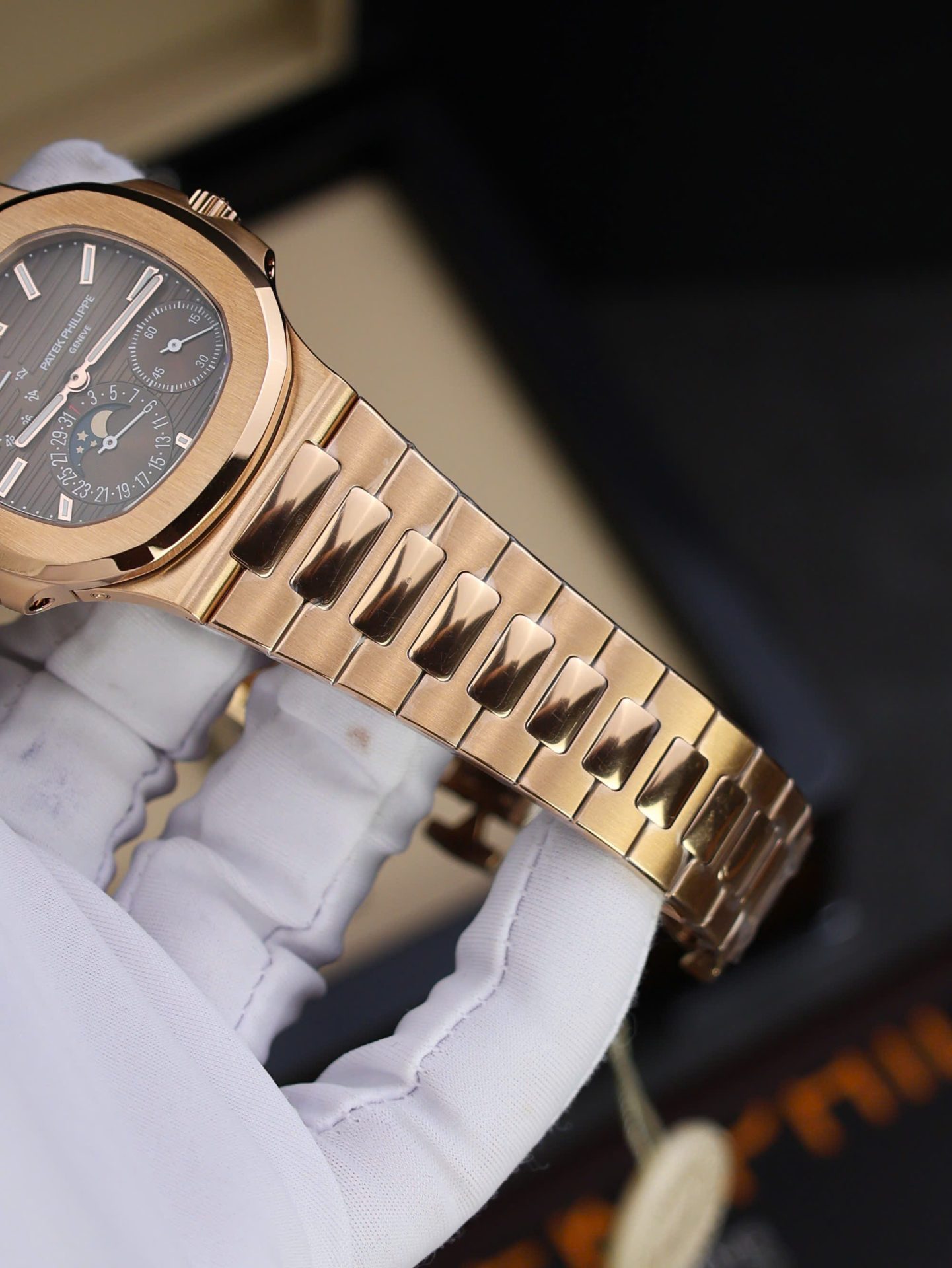 Patek Philippe Nautilus 5712R Replica Watch Dial Brown PPF Factory 40mm