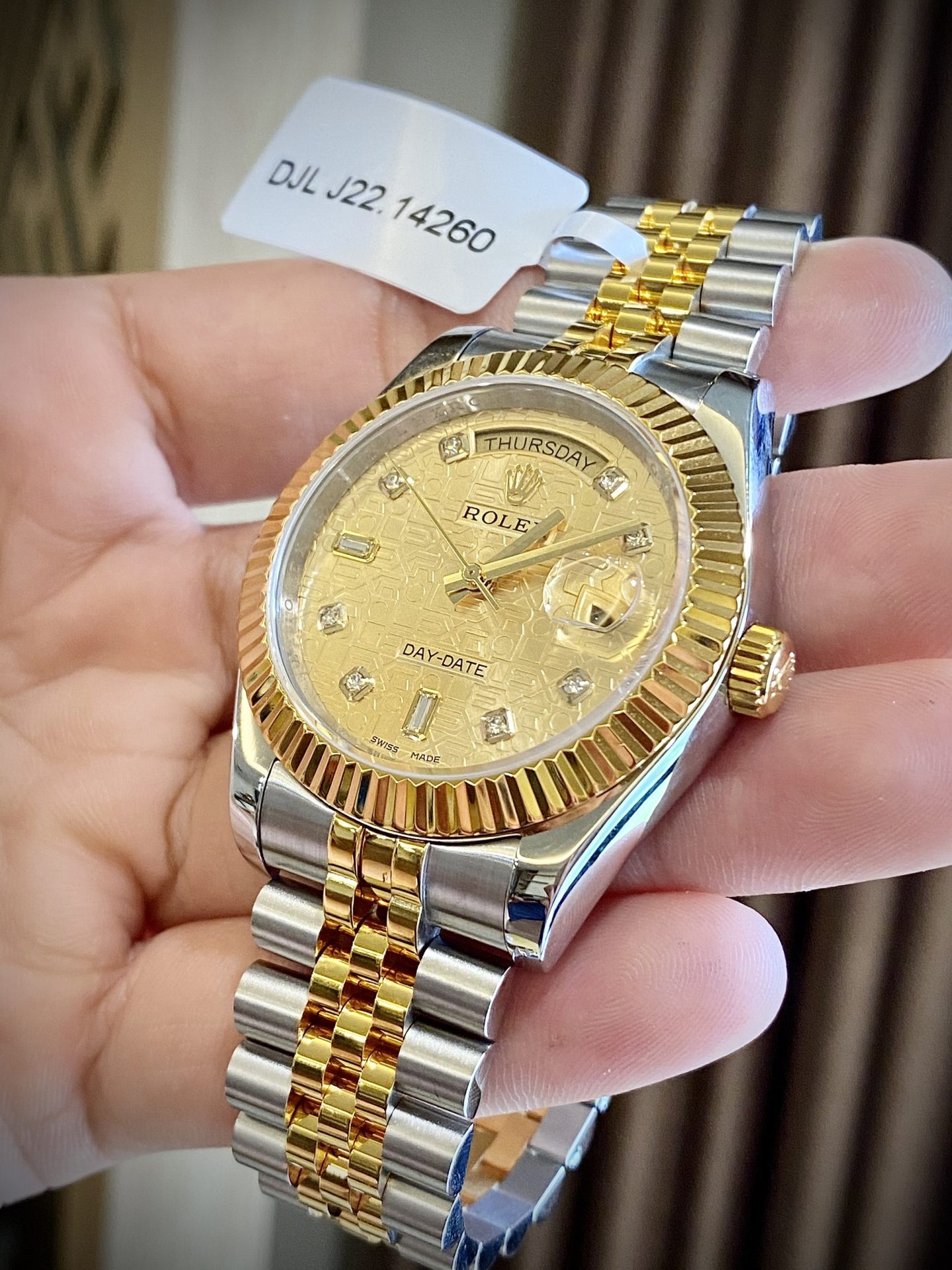 Rolex Best Replica Watch Day-Date Custom Gold Wrapped 40mm
