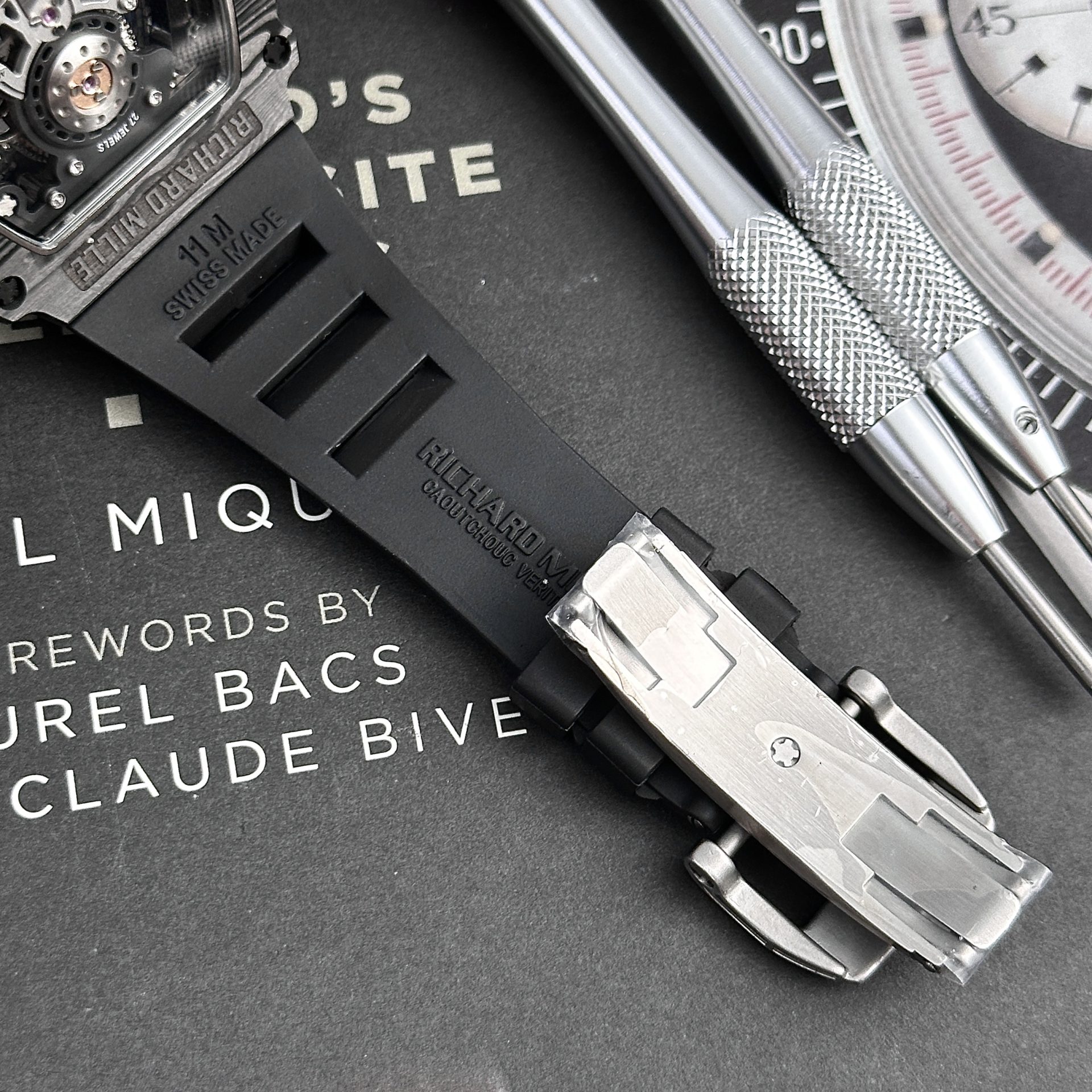 Richard Mille Replica Watch RM21-02 Tourbillon Aerodyne Rubber Strap 43mm