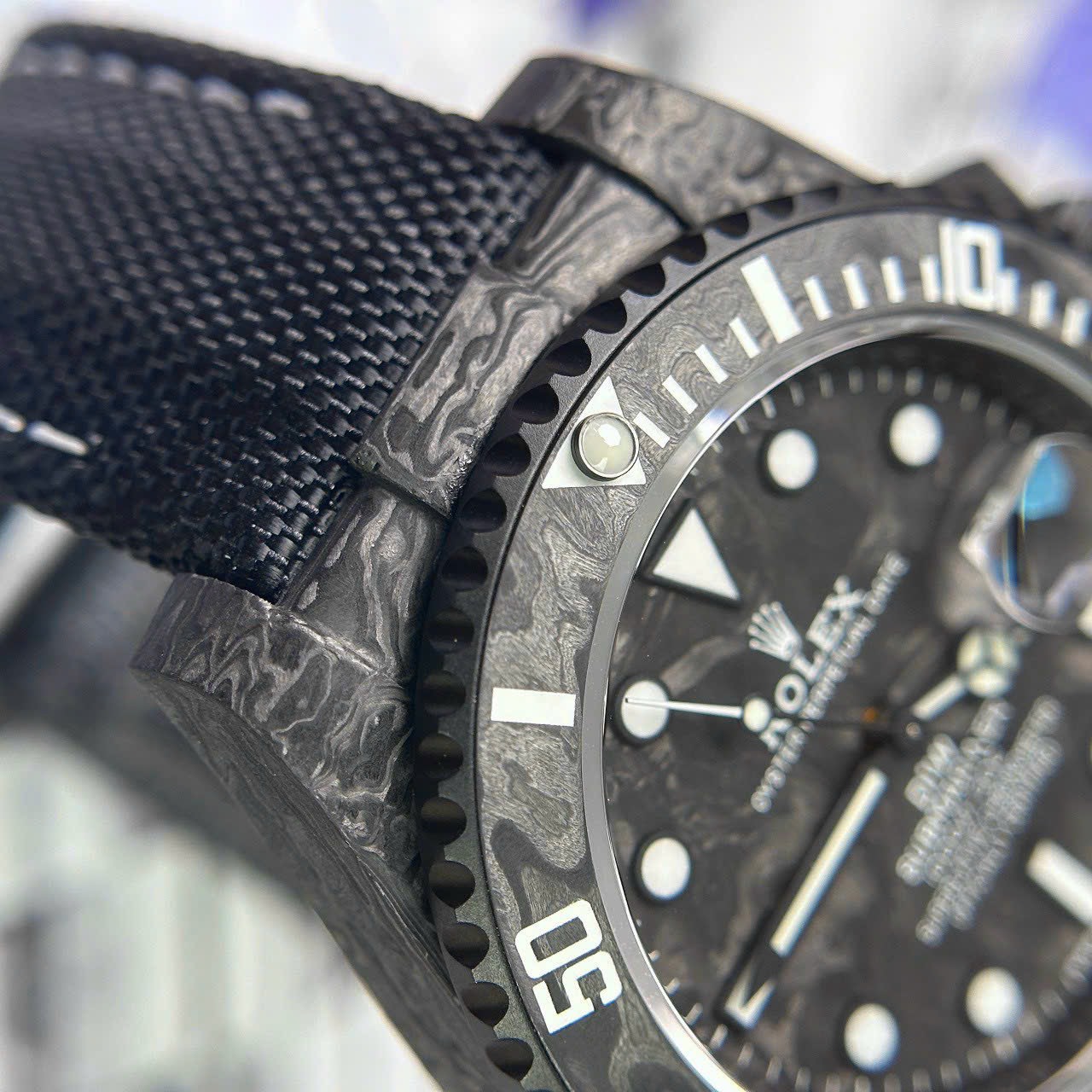Rolex Submariner Diw Replica 1:1 Watch Carbon Ultra Light 40mm