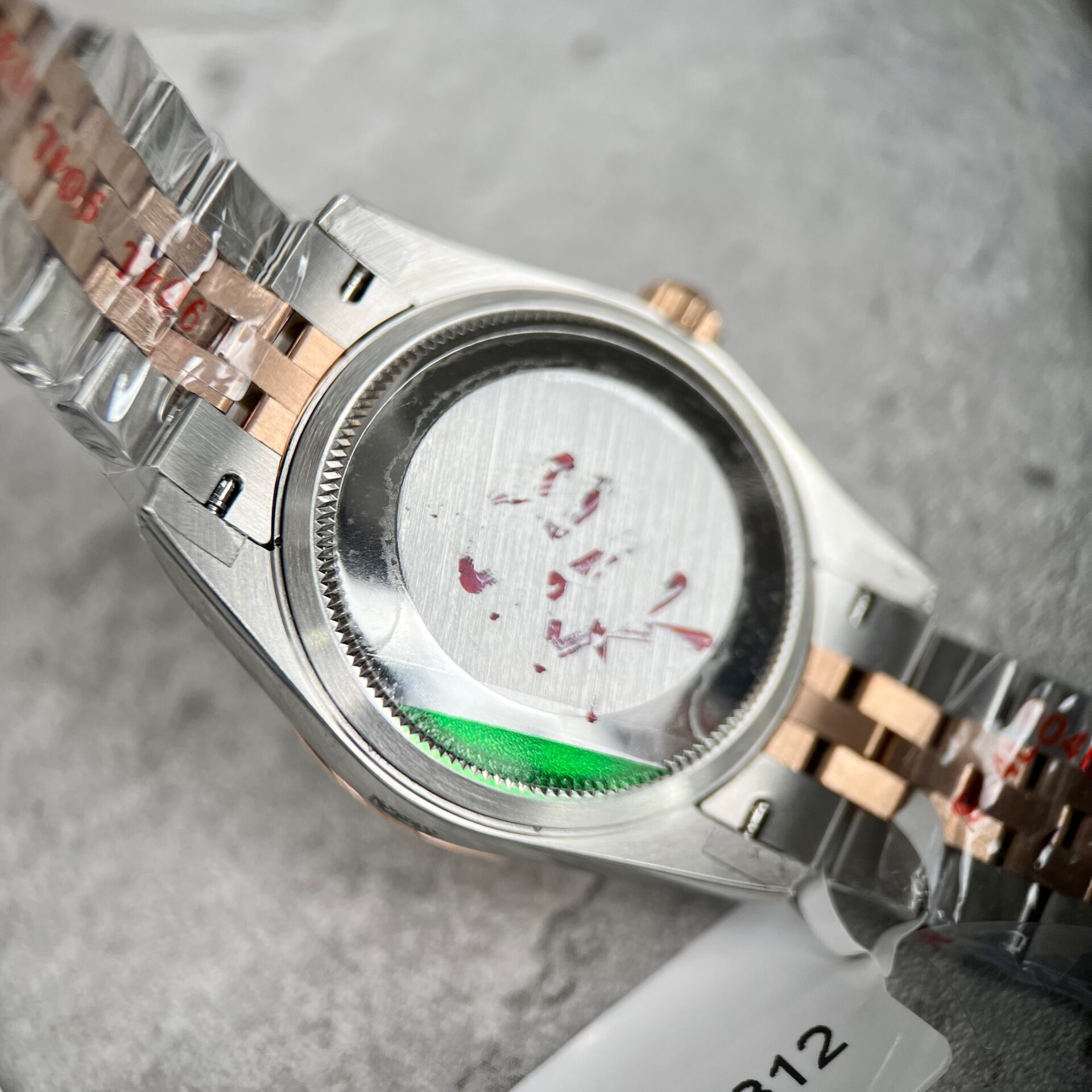 Rolex DateJust Replica Watch Gold Wrapped Chocolate Dial GM 31mm