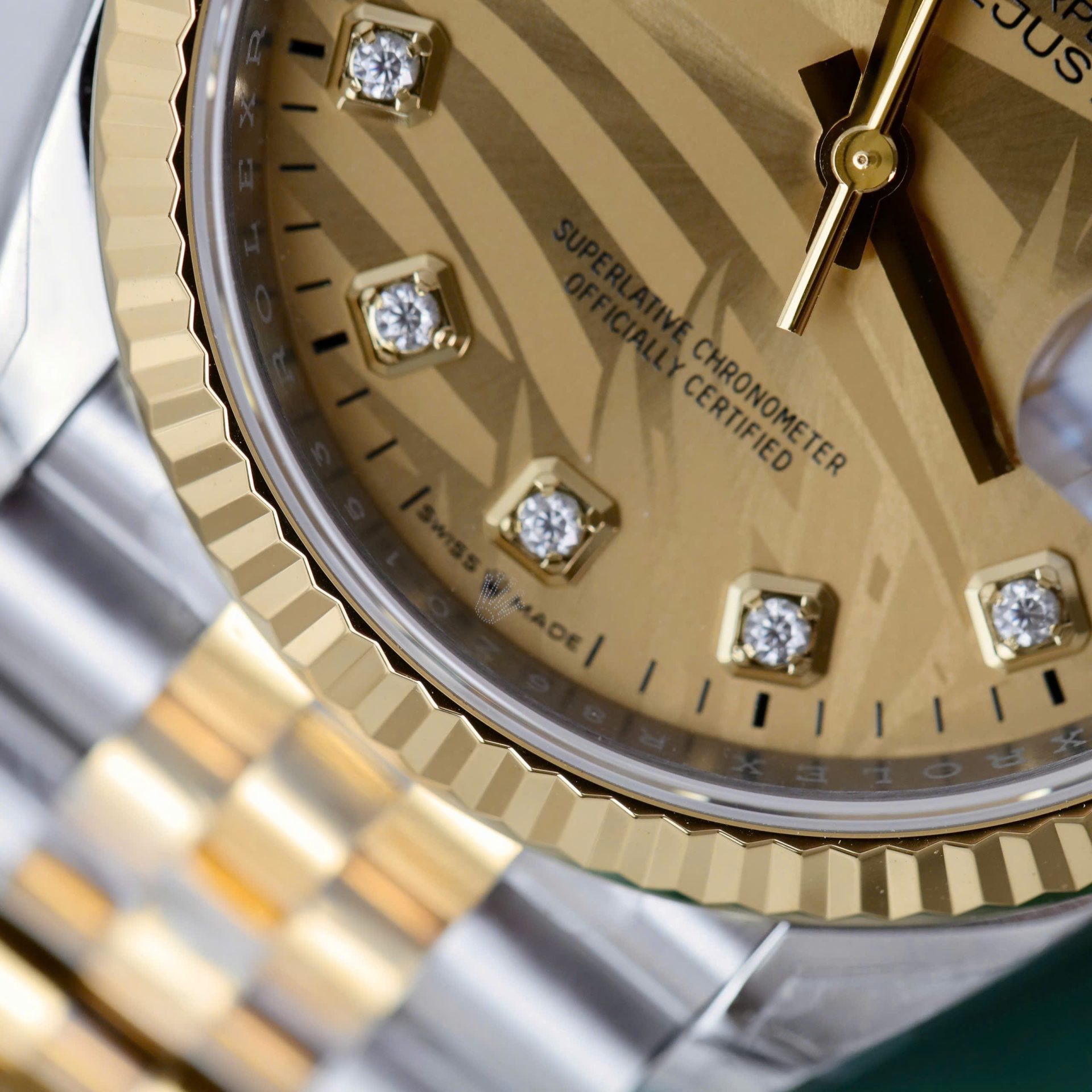 Rolex Replica Watches DateJust 126233 Palm Dial VS Factory 36mm