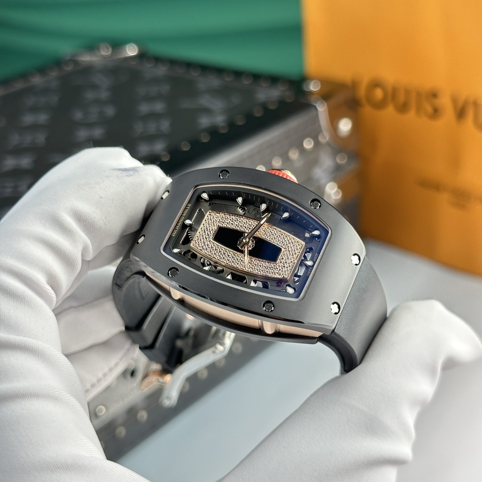 Richard Mille Best Replica Watch RM07 Black Ceramic 36mm