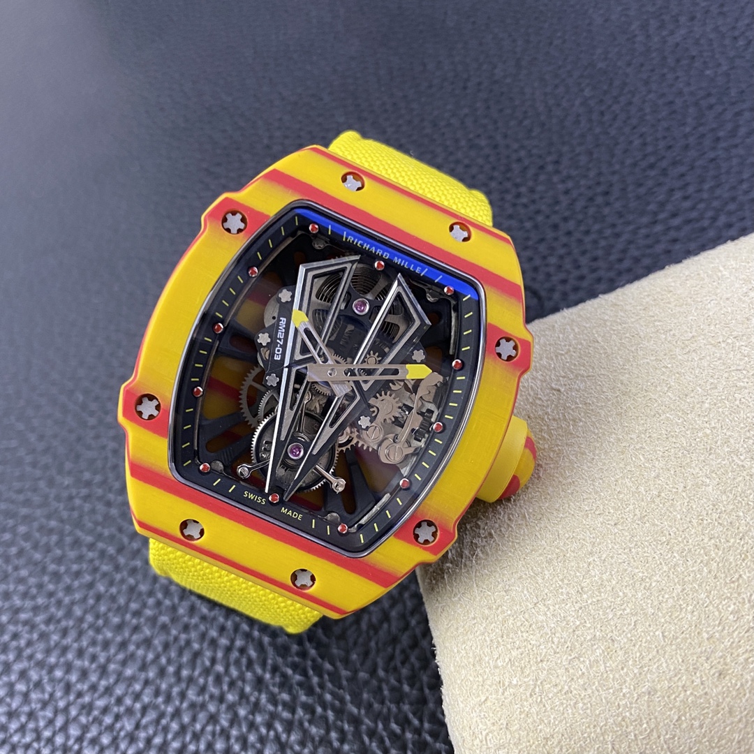 Richard Mille Best Replica Watch RM27-03 Tourbillon Full Carbon 44mm
