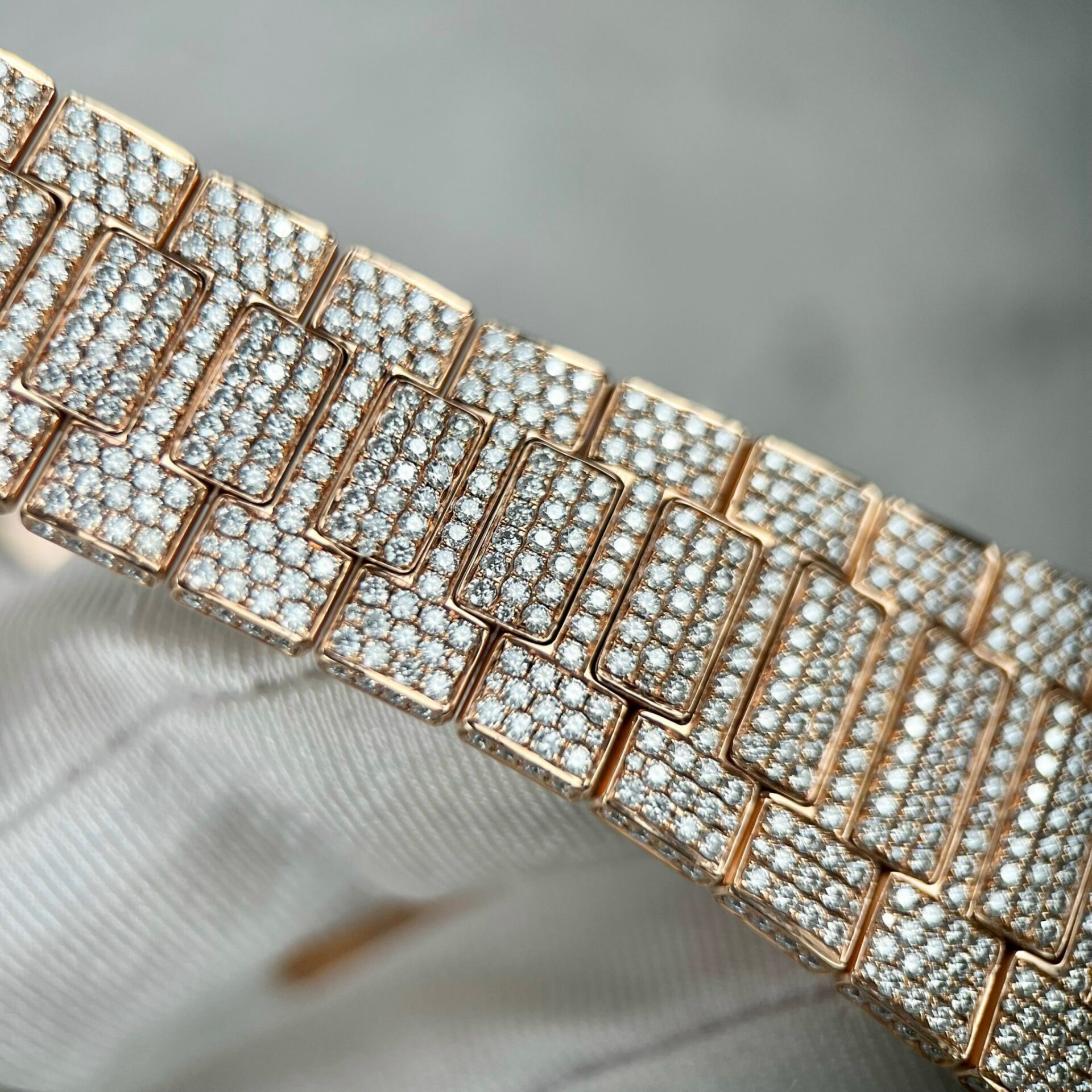 Patek Philippe 5711 Replica Watch With Moissanite Diamond Refined 3K 40mm