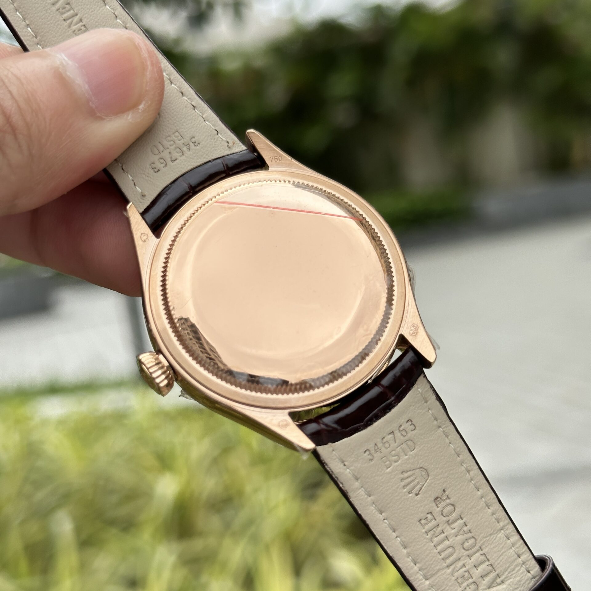 Rolex Replica 1:1 Watch Cellini Moonphase 50535 Leather Strap 39mm