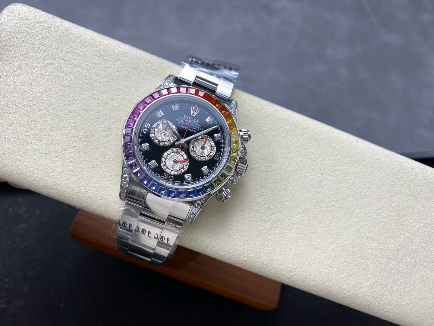 Rolex Cosmograph Rainbow Weight 220 Grams Best Replica Watches 40mm