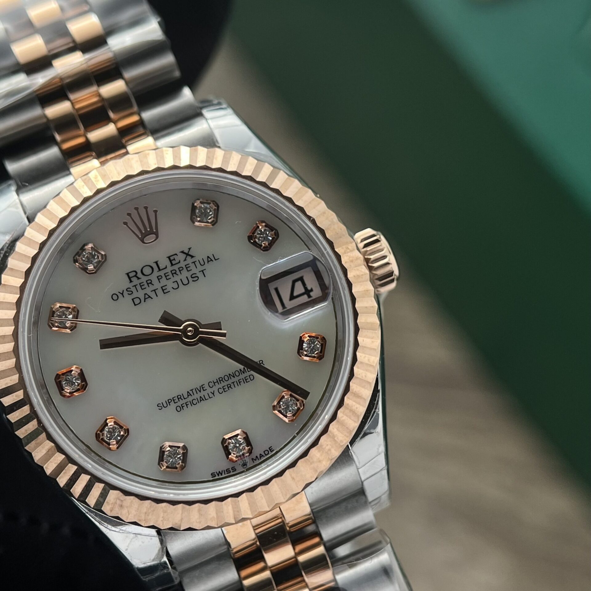 Rolex DateJust Fake Watch Womens Mother Of Pearl Dial 31mm