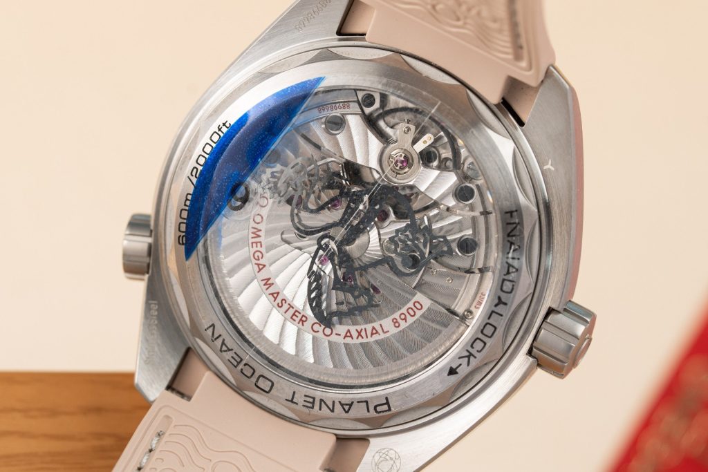 Omega Best Replica Watches Planet Ocean 600M Dial Light Pink VS Factory 43.5mm