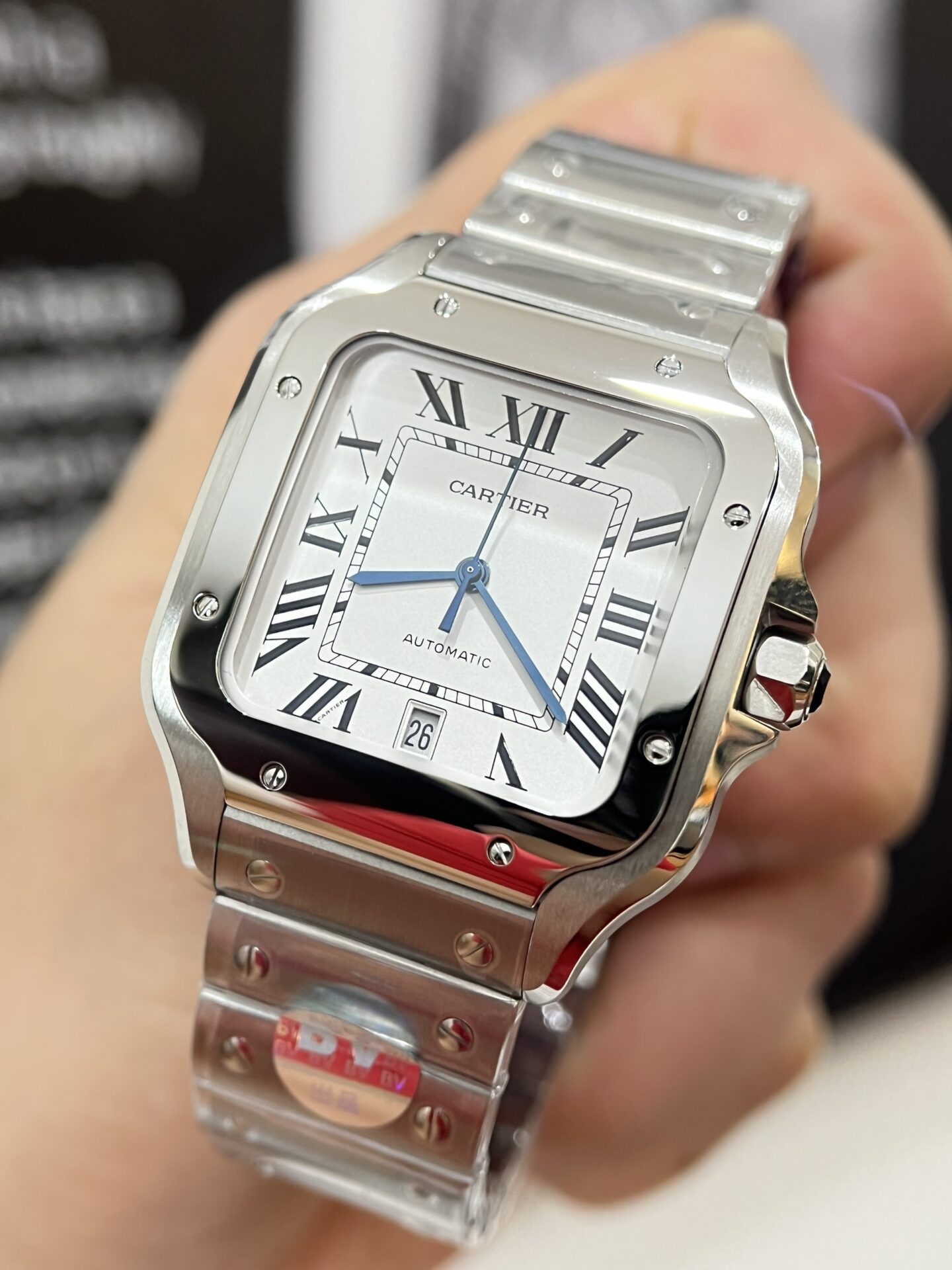 Cartier Santos WSSA0018 Replica 1:1 Watch White Dial 39.8mm