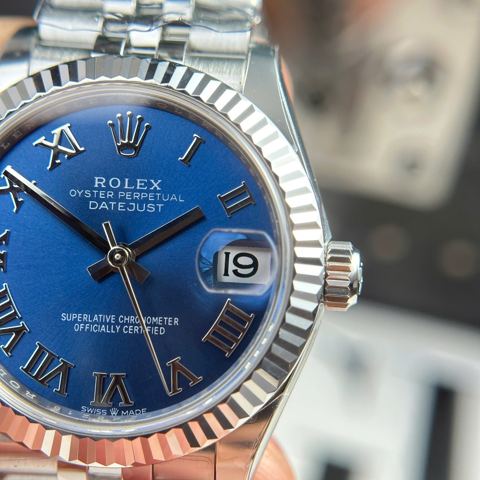 Rolex DateJust Clone Watches Dial Blue Jubilee Strap THB Factory 31mm