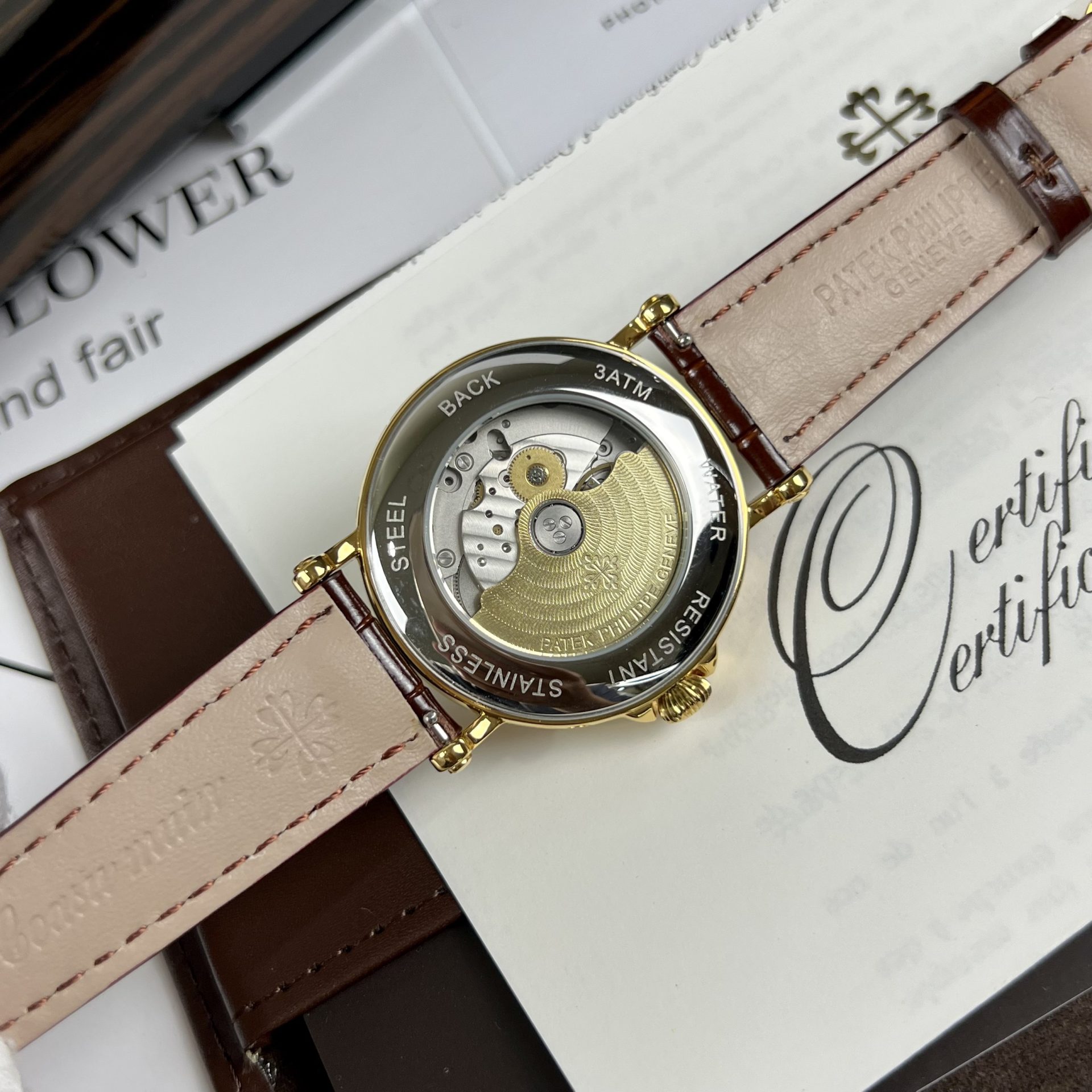 Patek Philippe Replica Watch Grand Complications 5160R Leather Strap 38mm