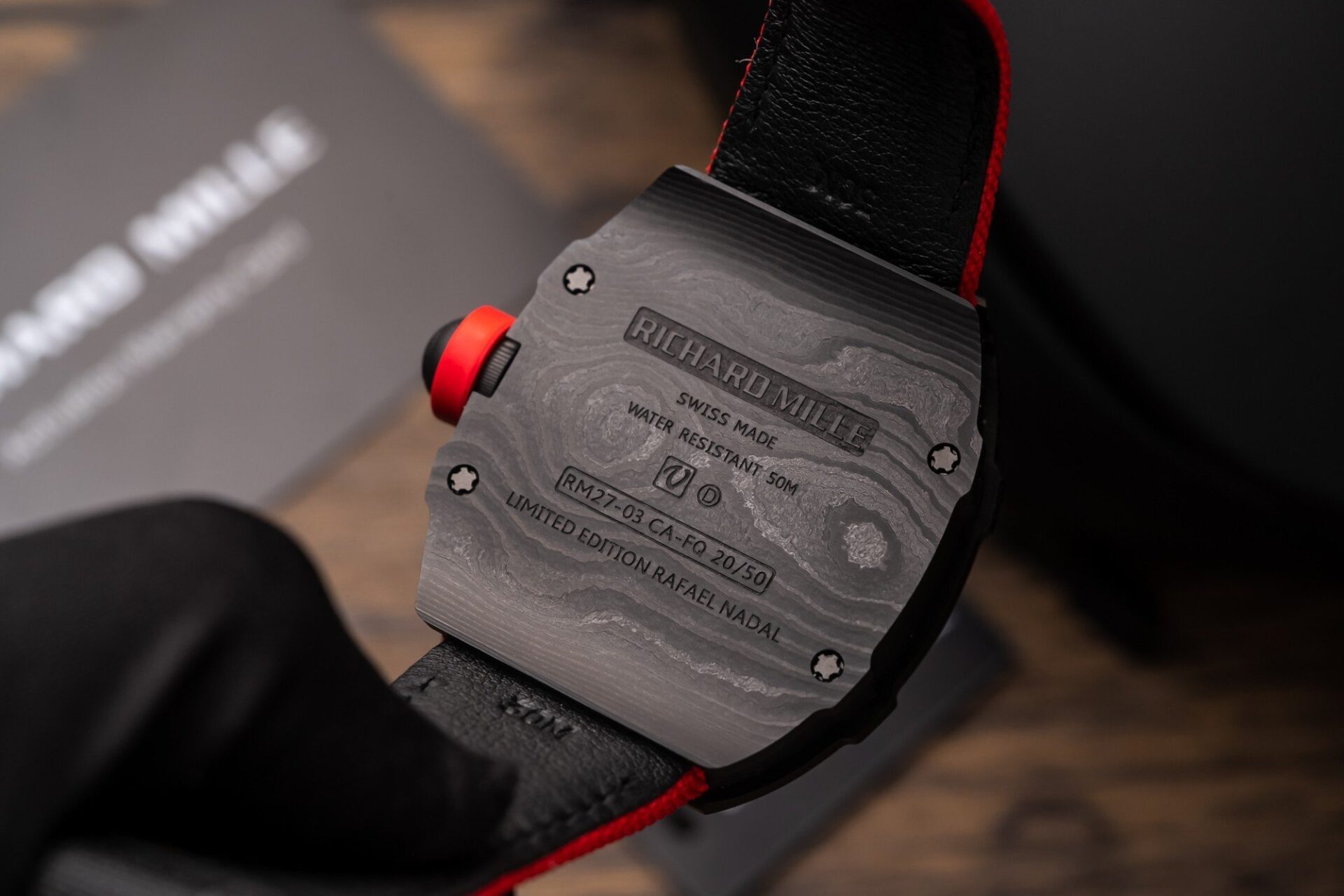 Richard Mille Replica Watch RM27-03 Tourbillon Rafael Nadal Carbon 44mm