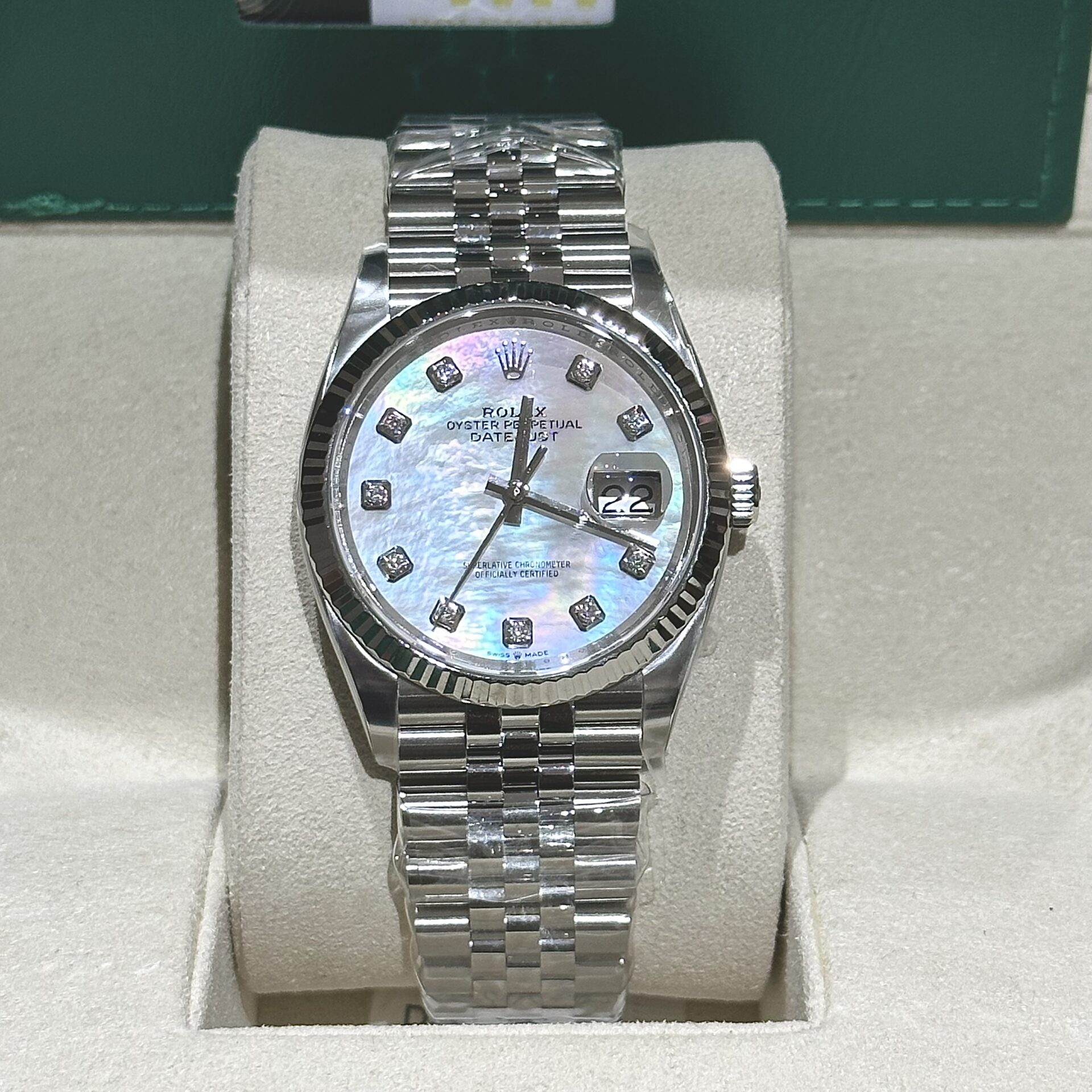 Rolex Replica 1:1 Watch DateJust 126334 Mother Of Pearl Clean Factory 41mm