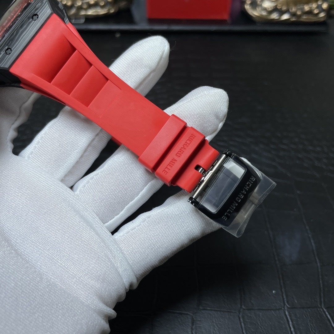 Richard Mille RM055 Carbon NTPT Replica 1:1 Watch Red BBR 45mm