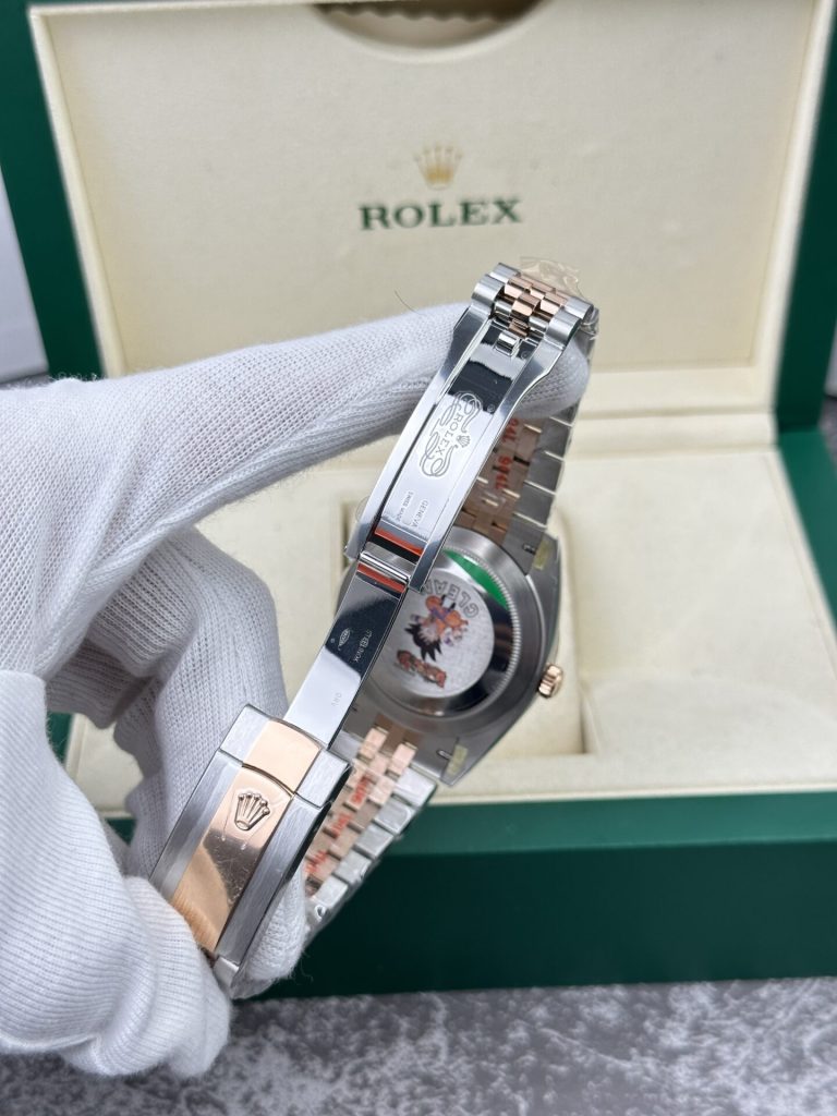 Rolex Replica Watch DateJust 126331 Demi Rose Gold Black Dial Clean Factory 41mm