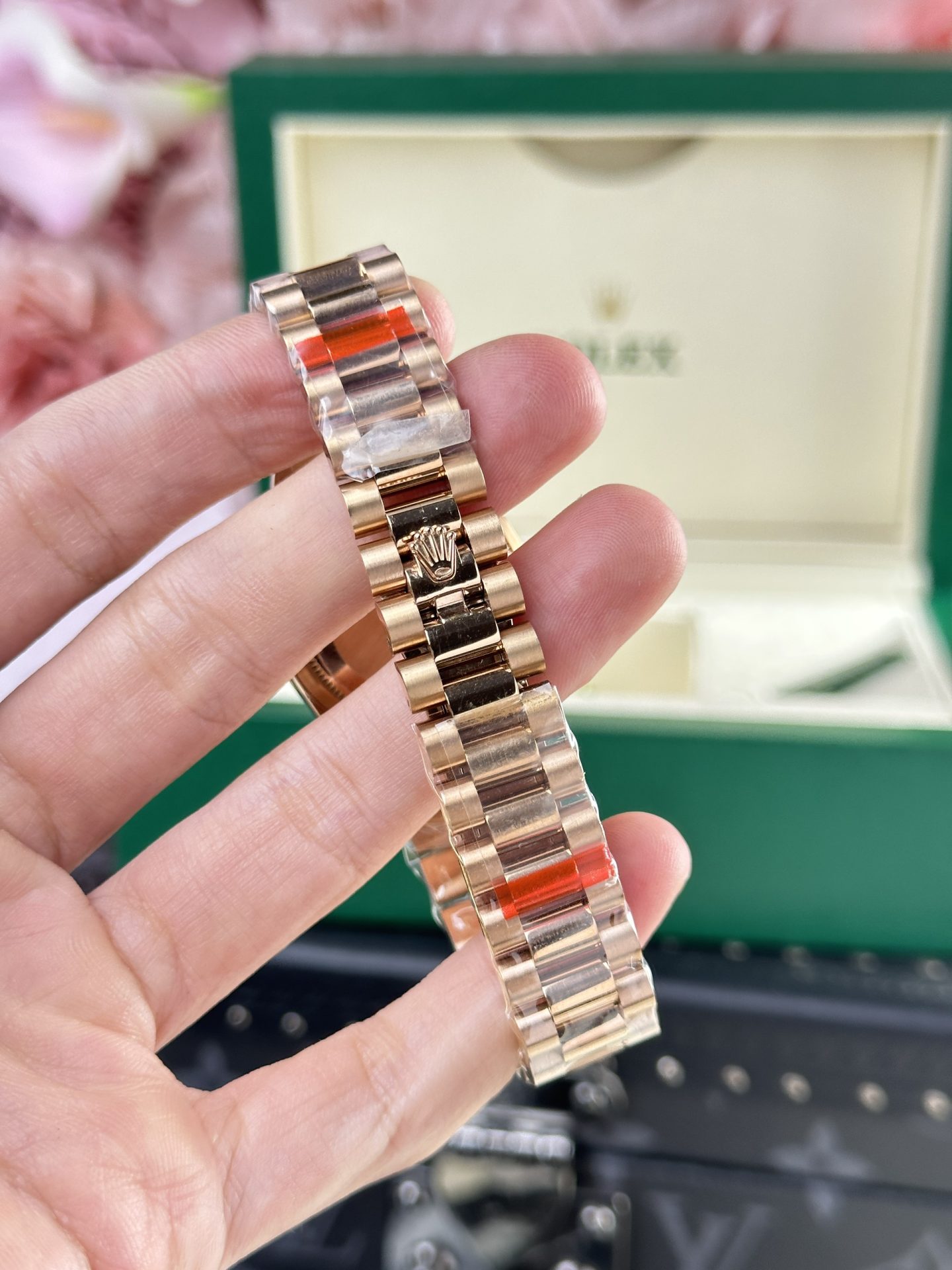 Rolex Replica Watch DateJust Rose Gold 178275 Mother Of Pearl Dial 31mm